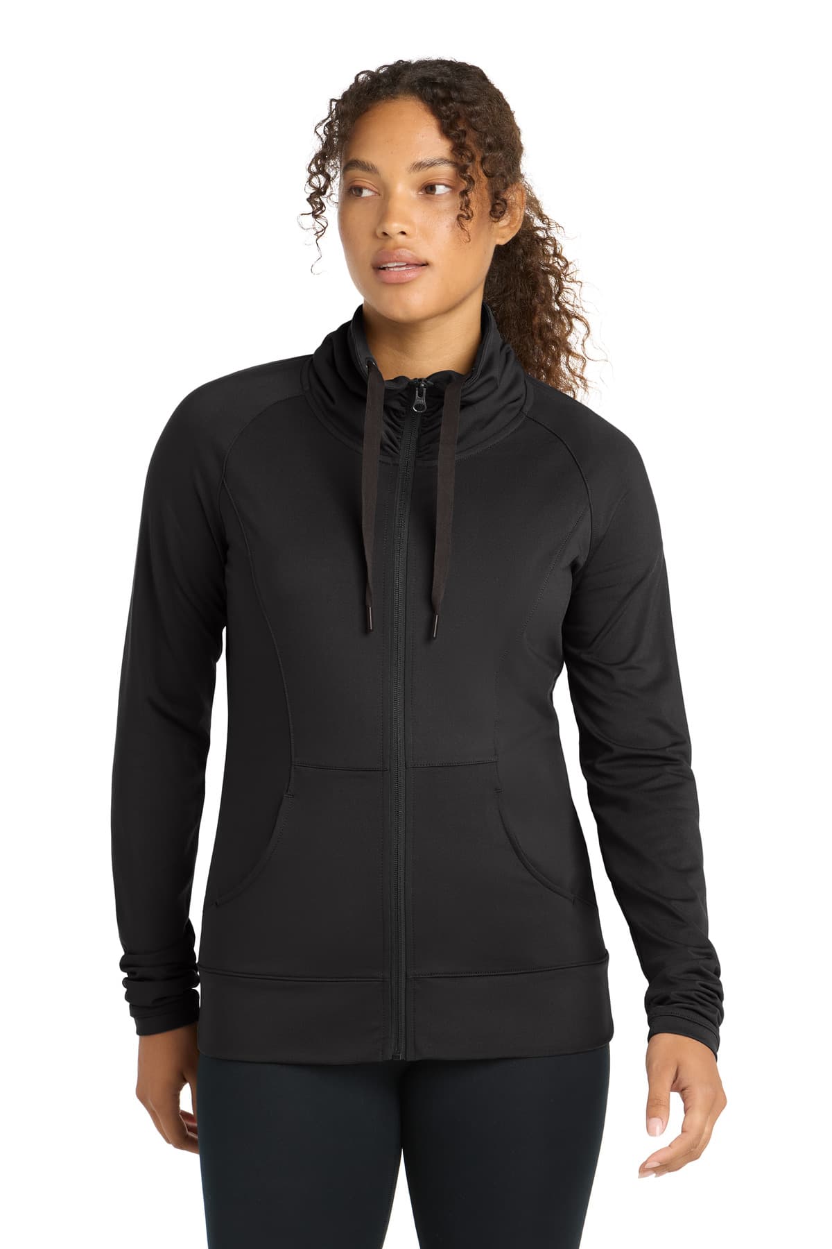 Sport-Tek ® Women's Sport-Wick ® Stretch Full-Zip Jacket. LST852 thumbnail 2