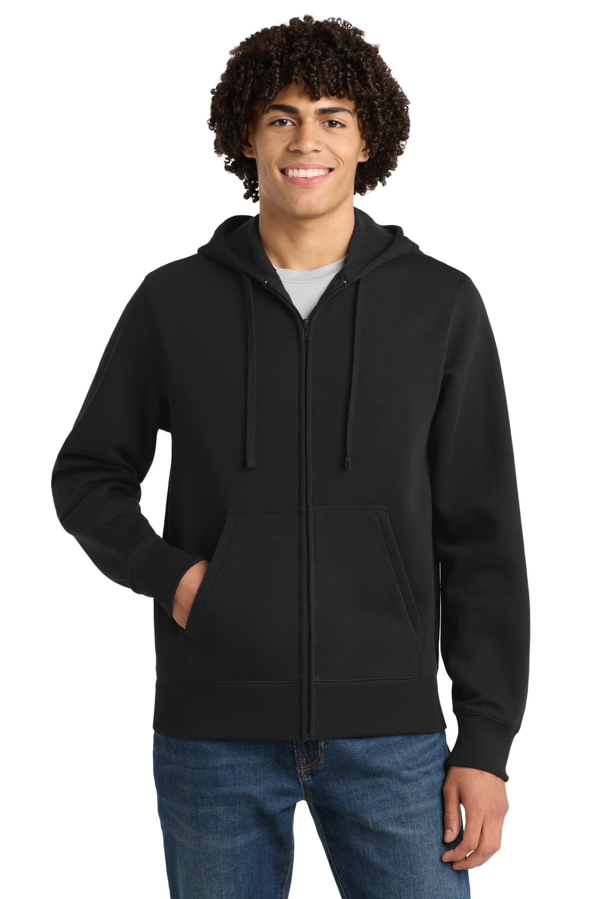Sport-Tek ® Full-Zip Hooded Sweatshirt. ST258 thumbnail 2