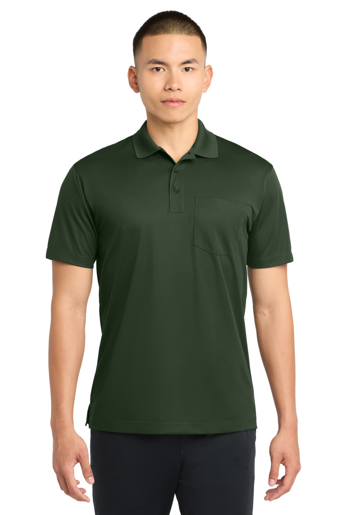 Sport-Tek ® Micropique Sport-Wick ® Pocket Polo. ST651 thumbnail 3