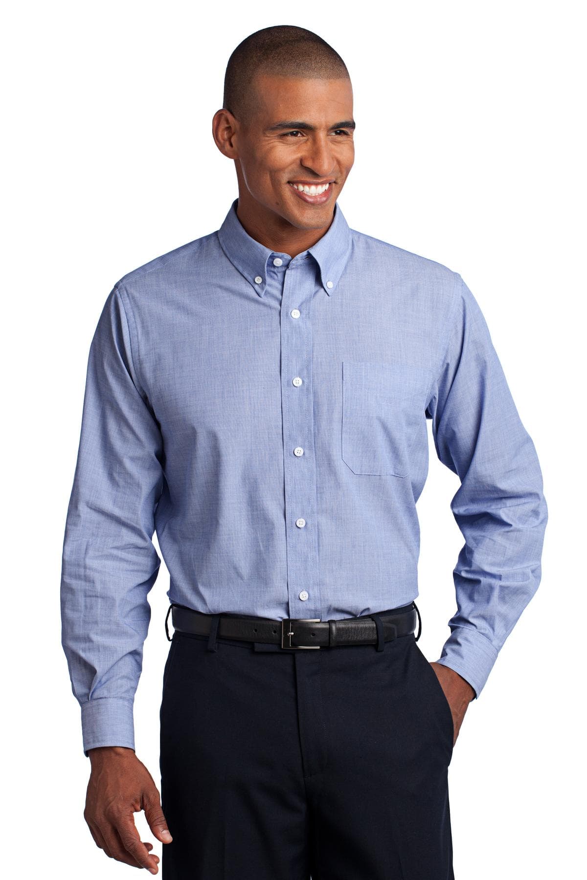 Port Authority ® Crosshatch Easy Care Shirt. S640 thumbnail 2