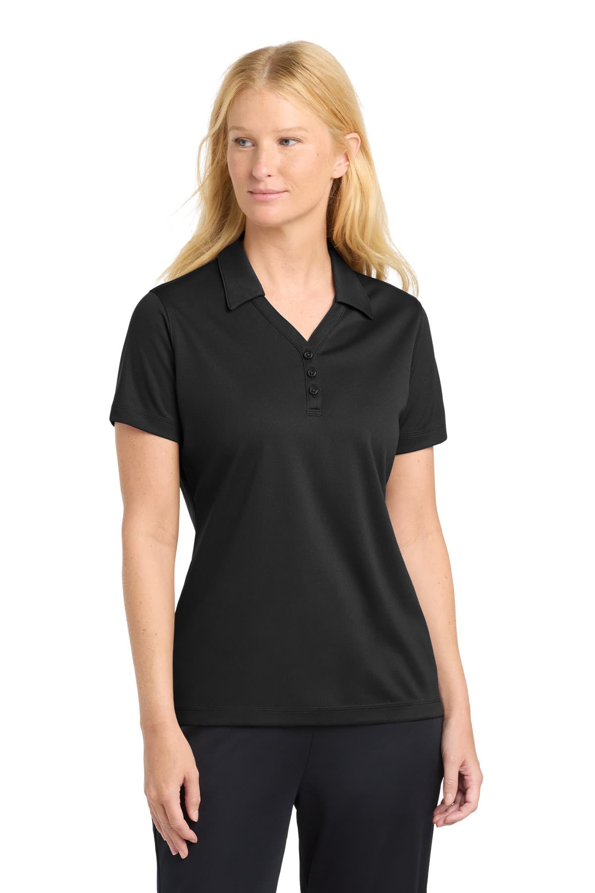 Sport-Tek ® Women's PosiCharge ® Micro-Mesh Polo. LST680 thumbnail 2