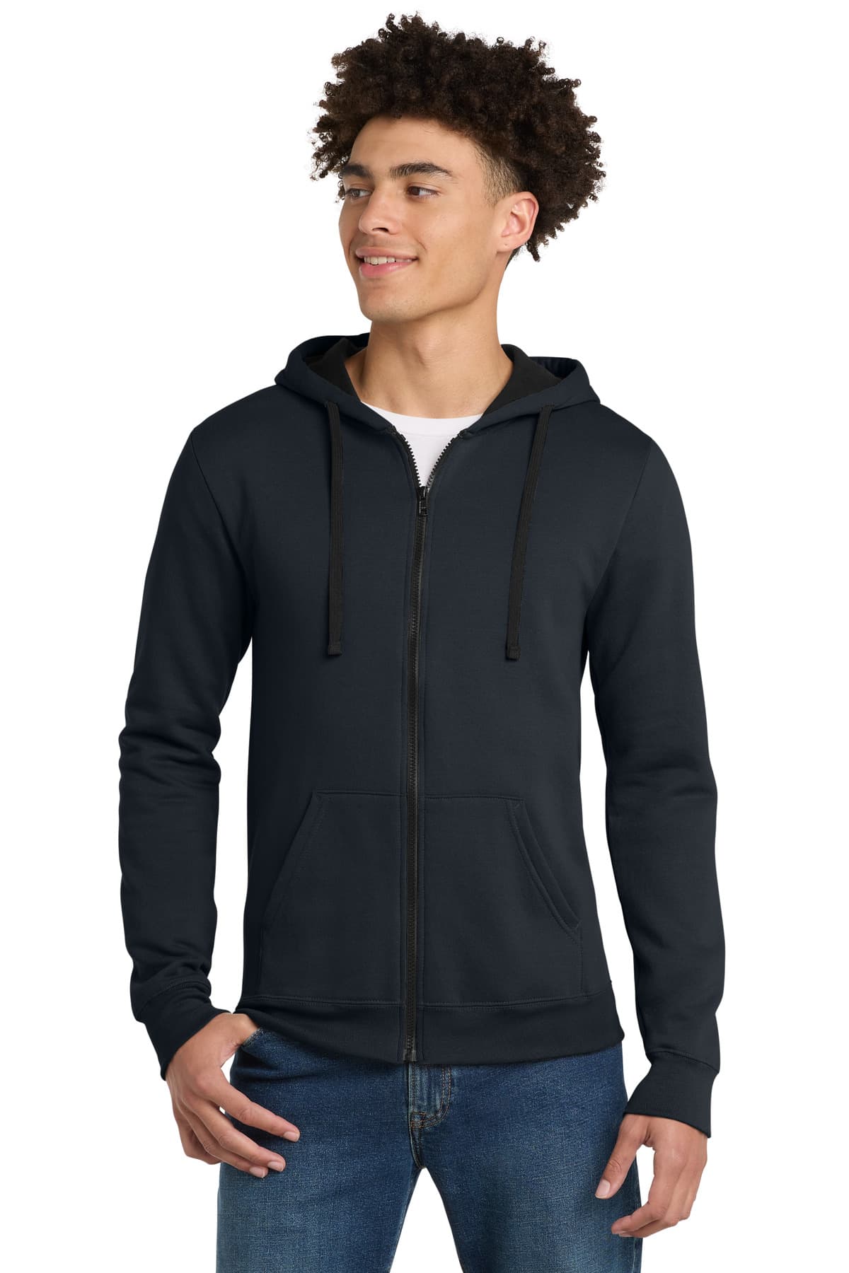 District ® The Concert Fleece ® Full-Zip Hoodie. DT800 thumbnail 5
