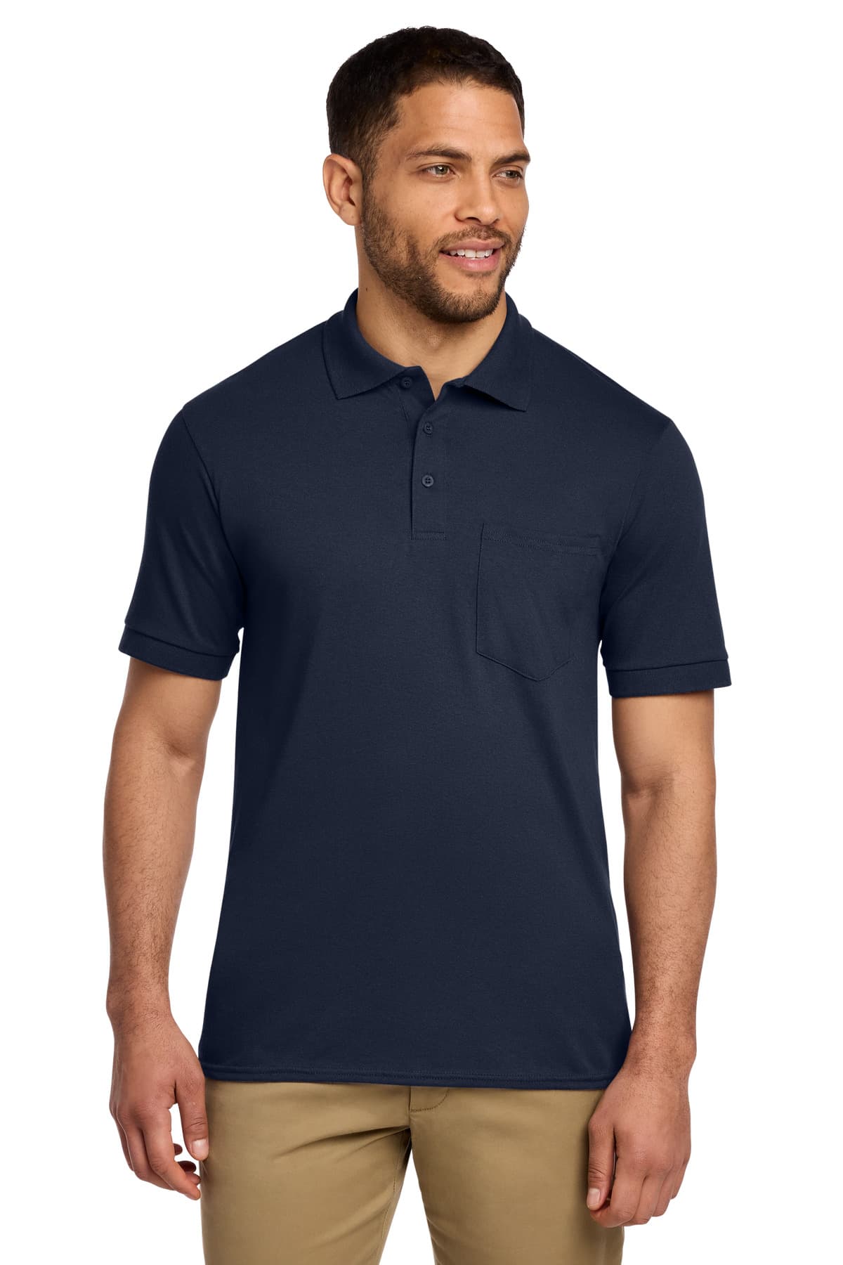 Port & Co  Core Blend Jersey Knit Pocket Polo. KP55P thumbnail 5