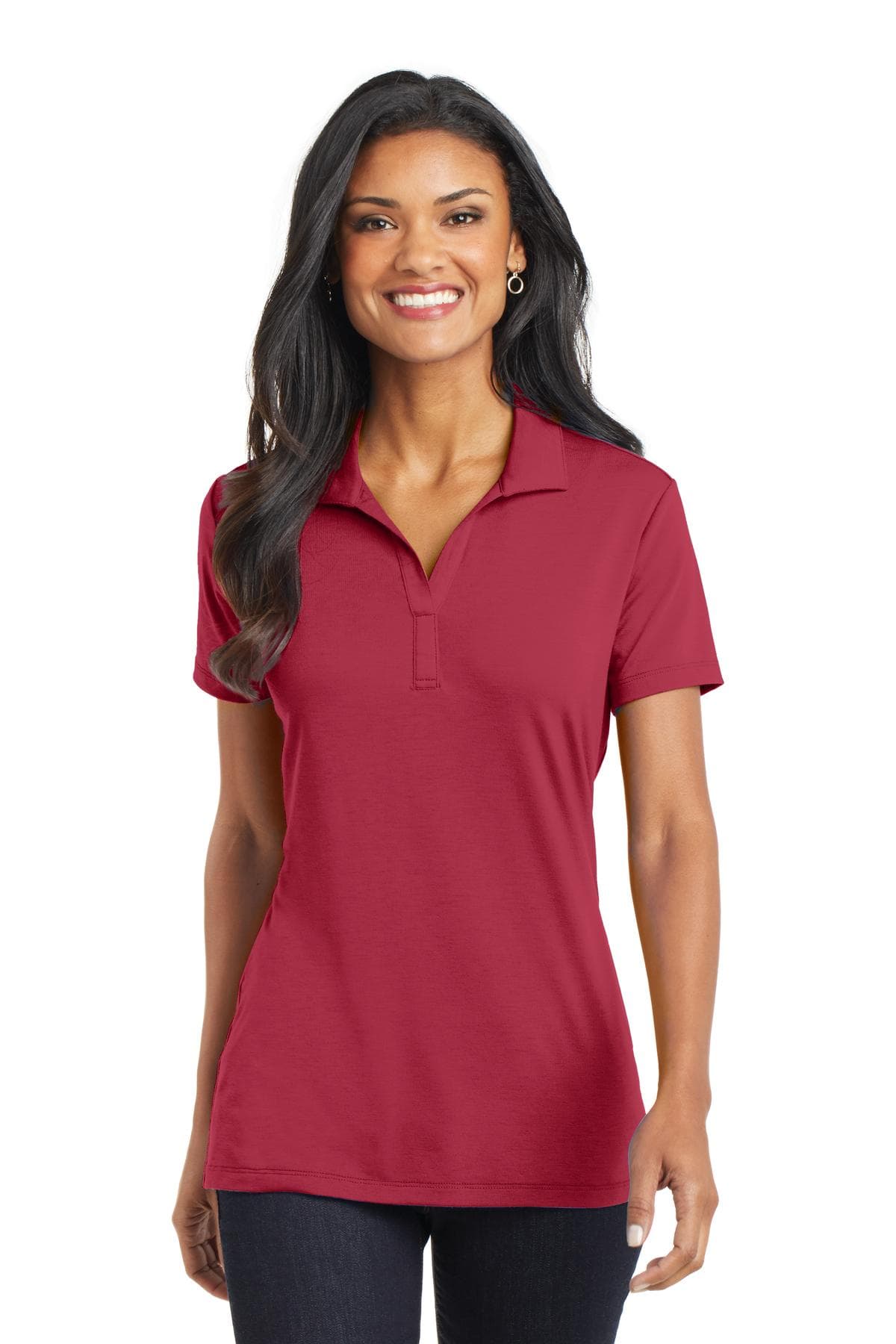 Port Authority ® Women's Cotton Touch  Performance Polo. L568 thumbnail 3