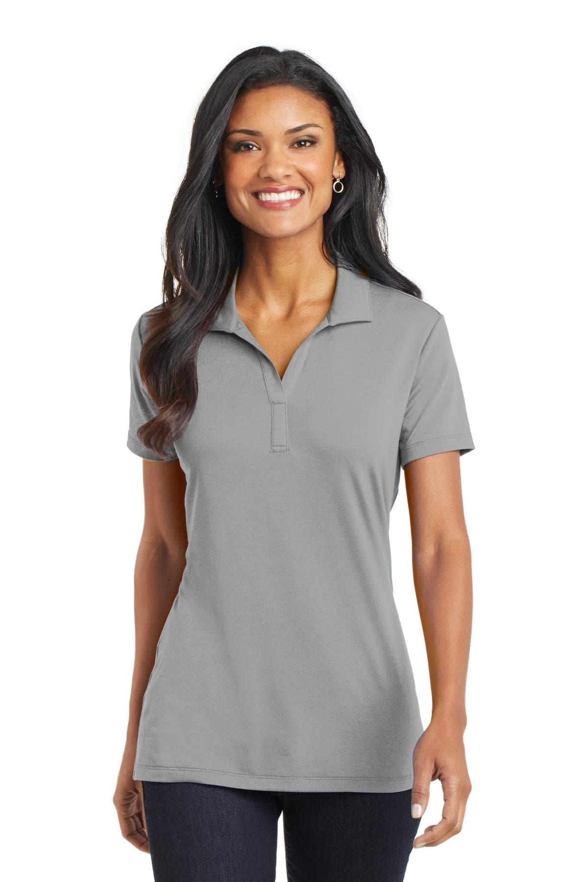Port Authority ® Women's Cotton Touch  Performance Polo. L568 thumbnail 5
