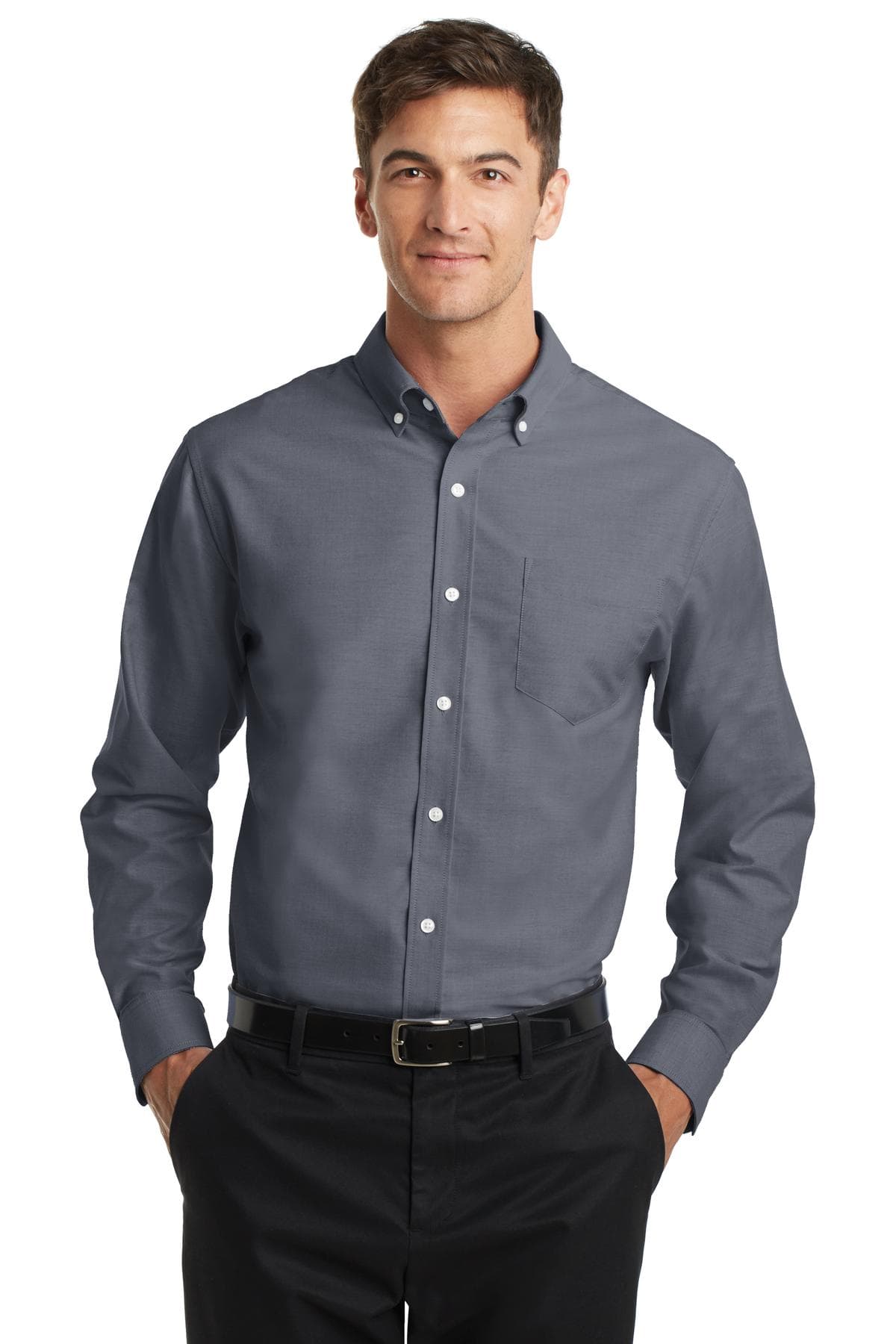 Port Authority ® SuperPro  Oxford Shirt. S658 thumbnail 2