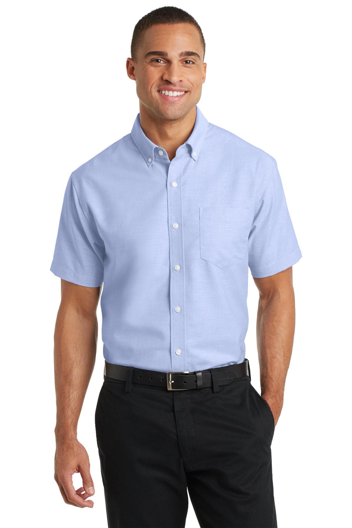 Port Authority ® Short Sleeve SuperPro  Oxford Shirt. S659 thumbnail 4