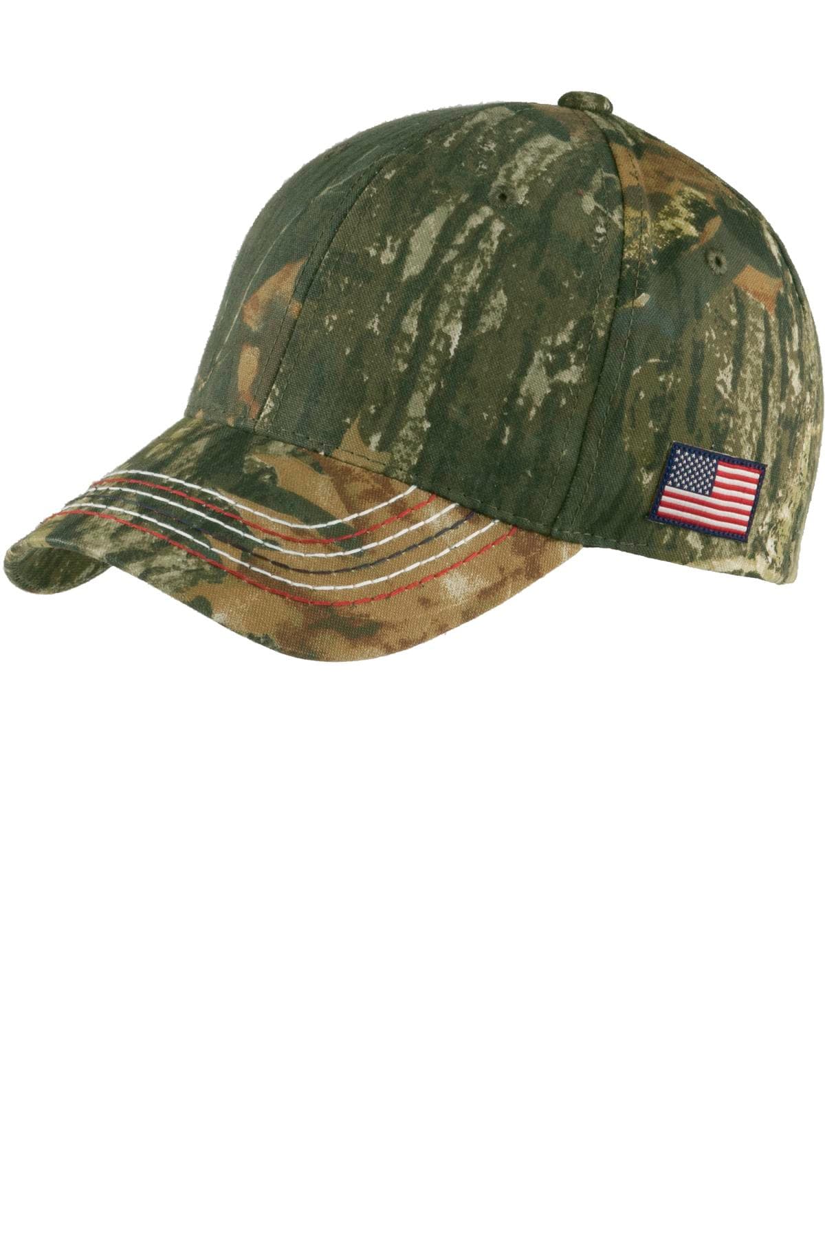 Port Authority ® Americana Contrast Stitch Camouflage Cap. C909 thumbnail 2