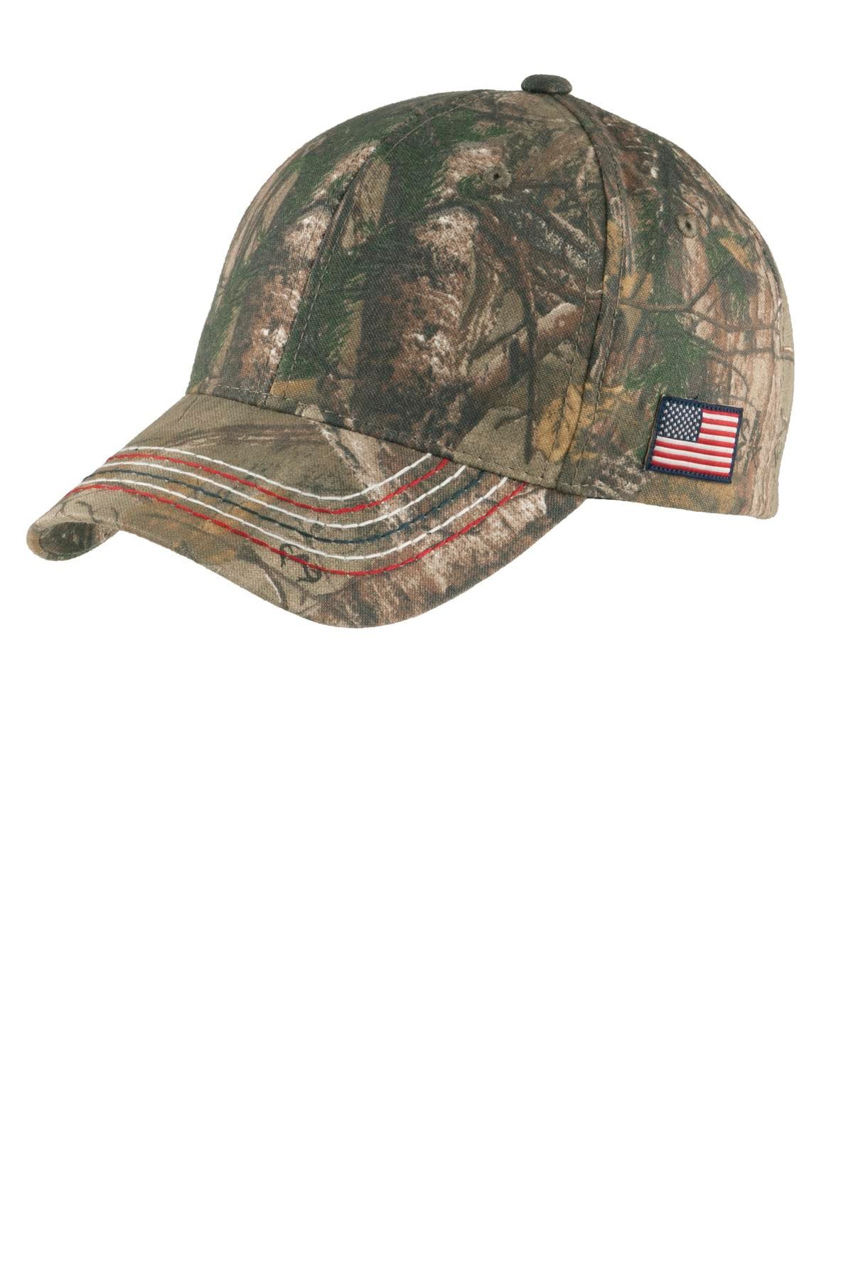 Port Authority ® Americana Contrast Stitch Camouflage Cap. C909 thumbnail 3