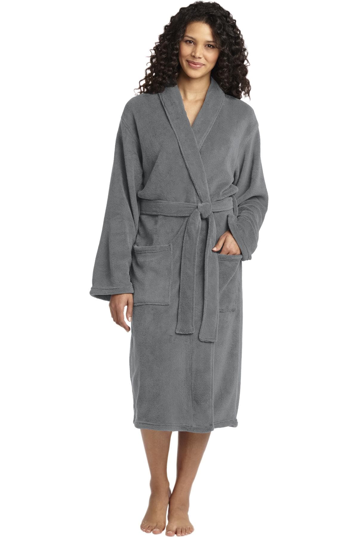 Port Authority ® Plush Microfleece Shawl Collar Robe. R102 thumbnail 2