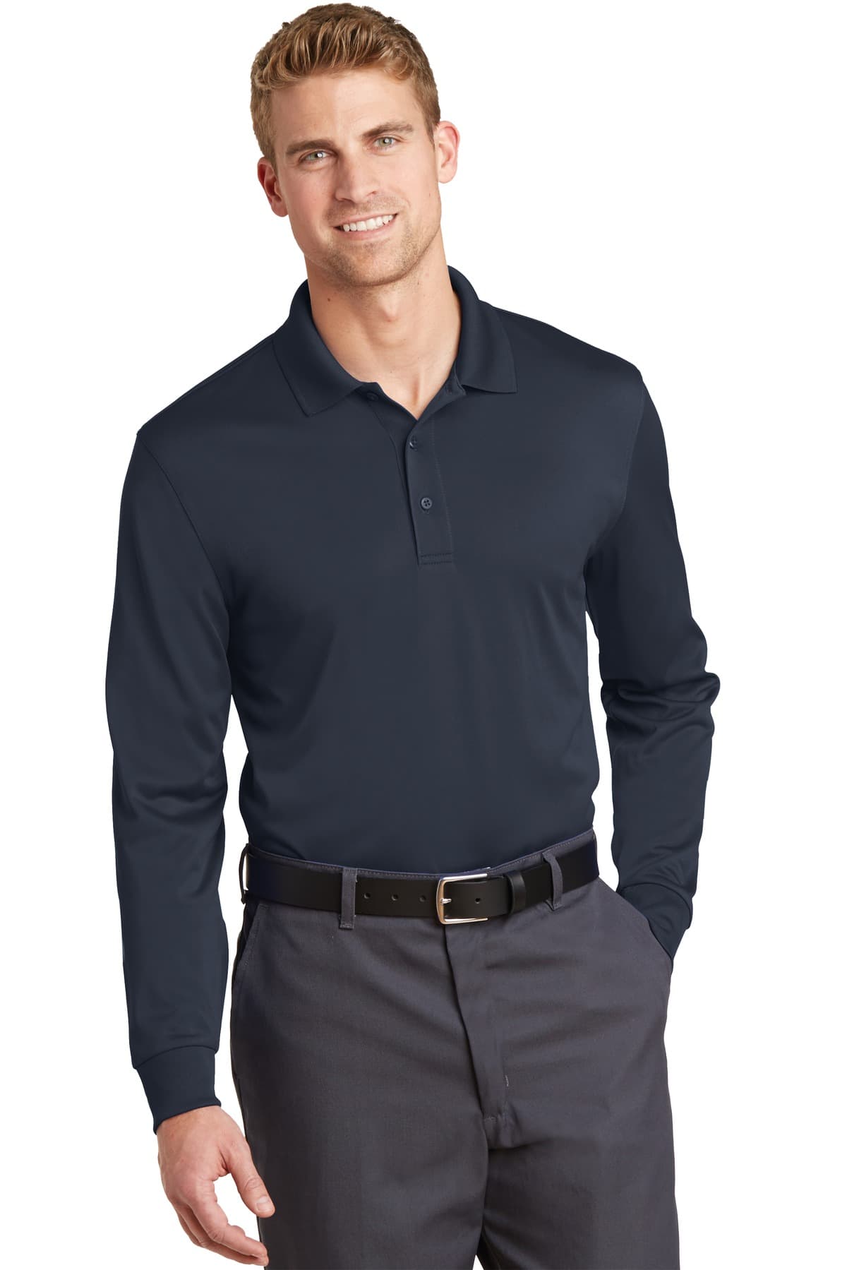 CornerStone ® Select Snag-Proof Long Sleeve Polo. CS412LS thumbnail 4