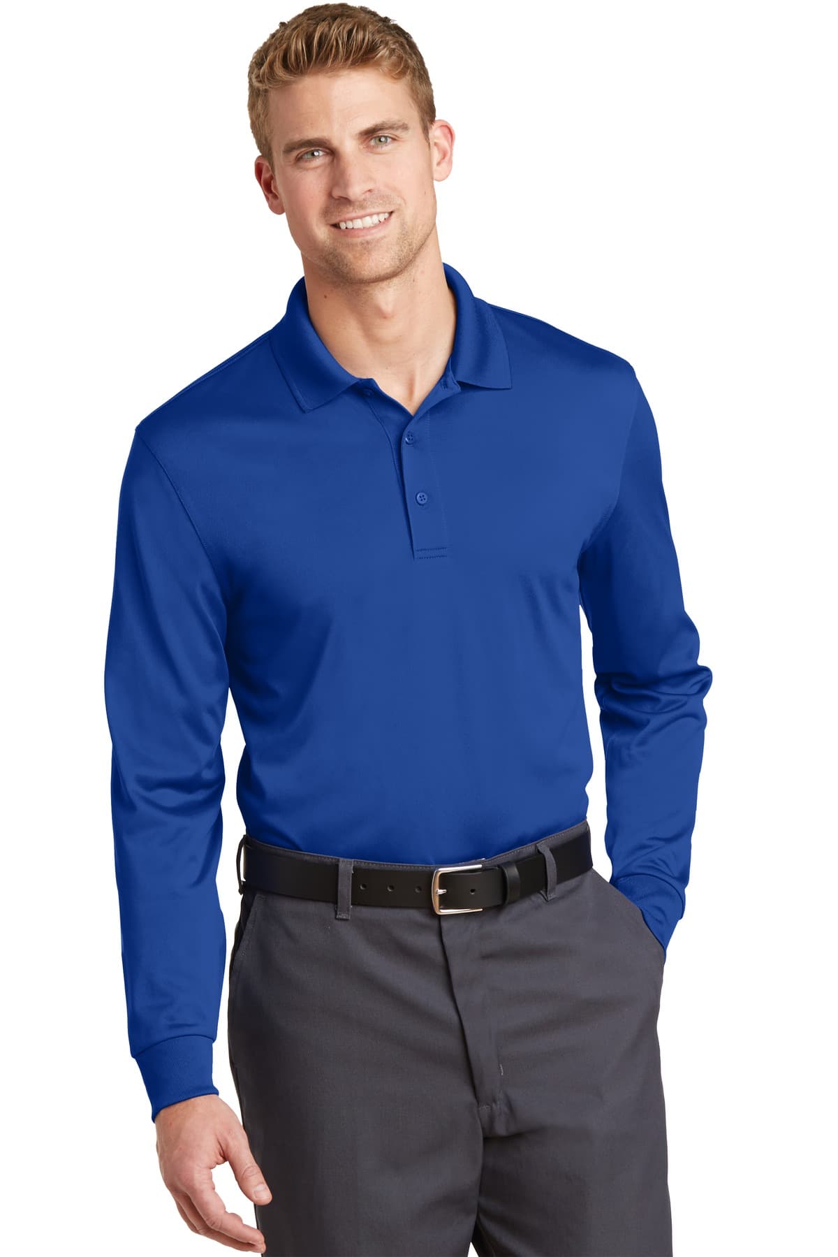 CornerStone ® Select Snag-Proof Long Sleeve Polo. CS412LS thumbnail 5