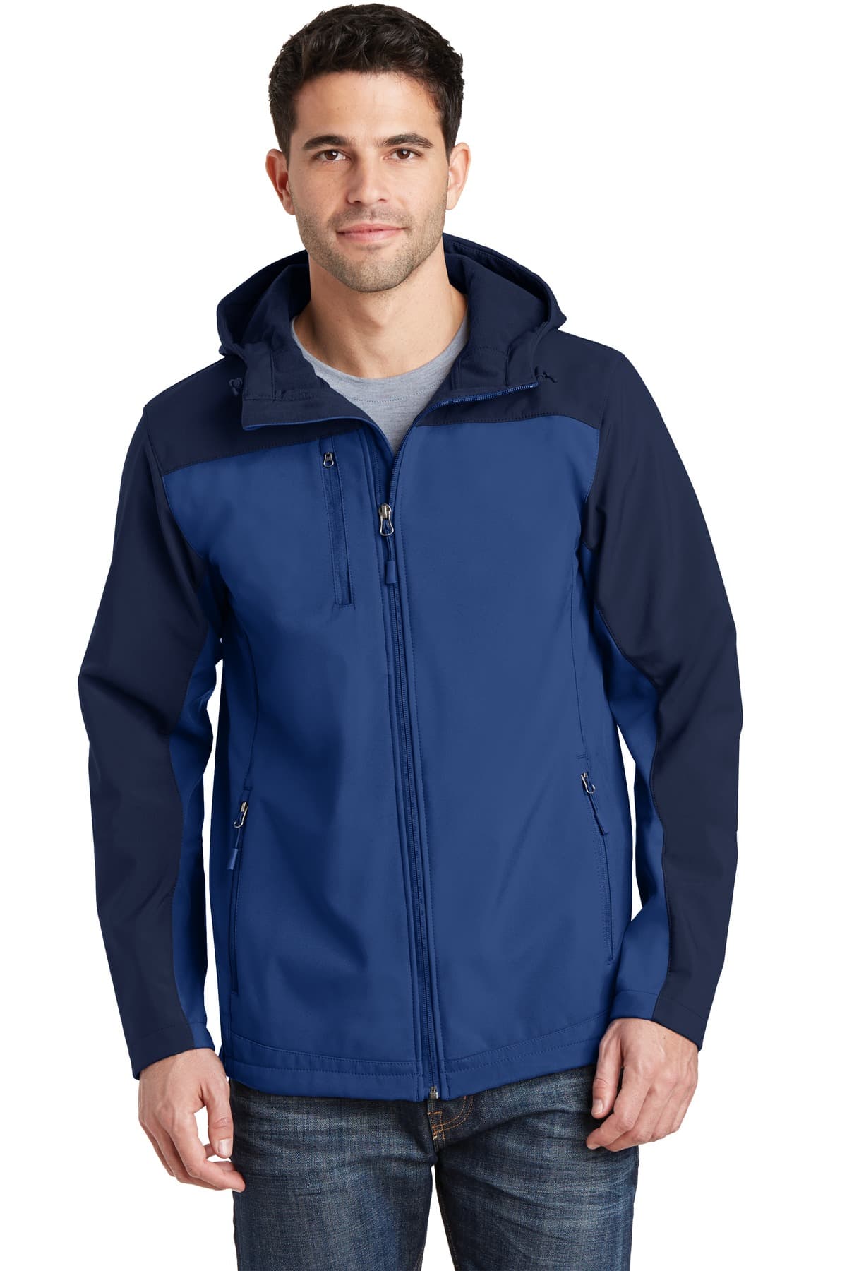 Port Authority ® Hooded Core Soft Shell Jacket. J335 thumbnail 3