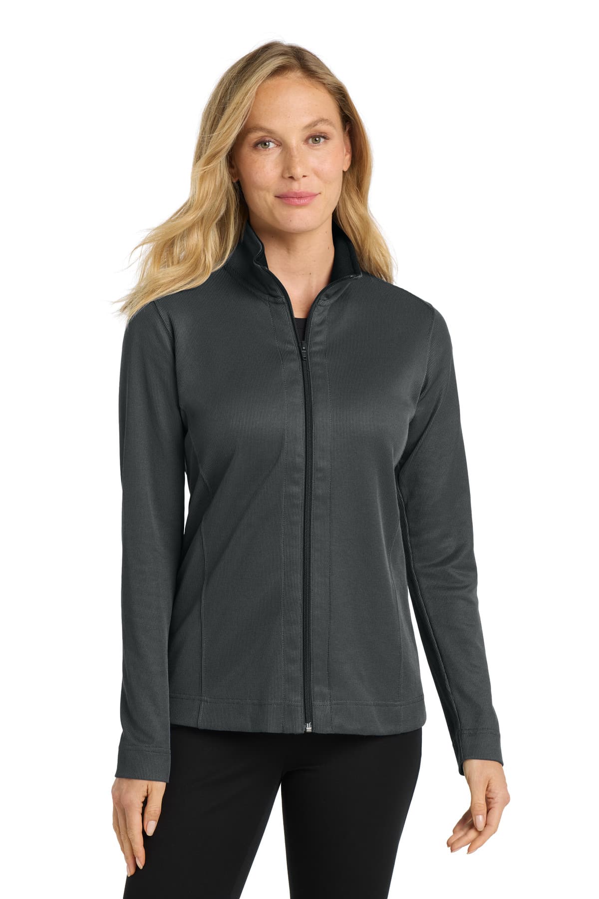 Port Authority ® Women's Vertical Texture Full-Zip Jacket. L805 thumbnail 3
