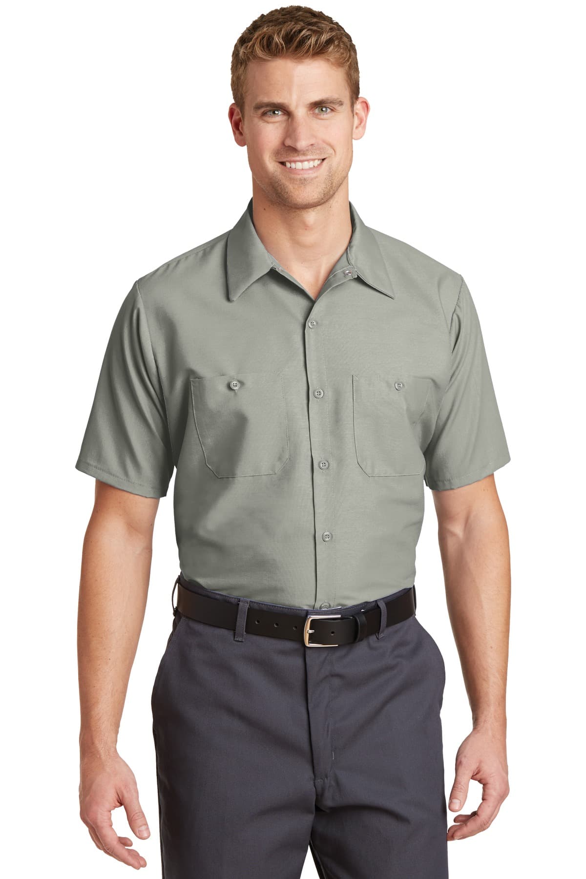 Red Kap ® Long Size, Short Sleeve Industrial Work Shirt. SP24LONG thumbnail 7