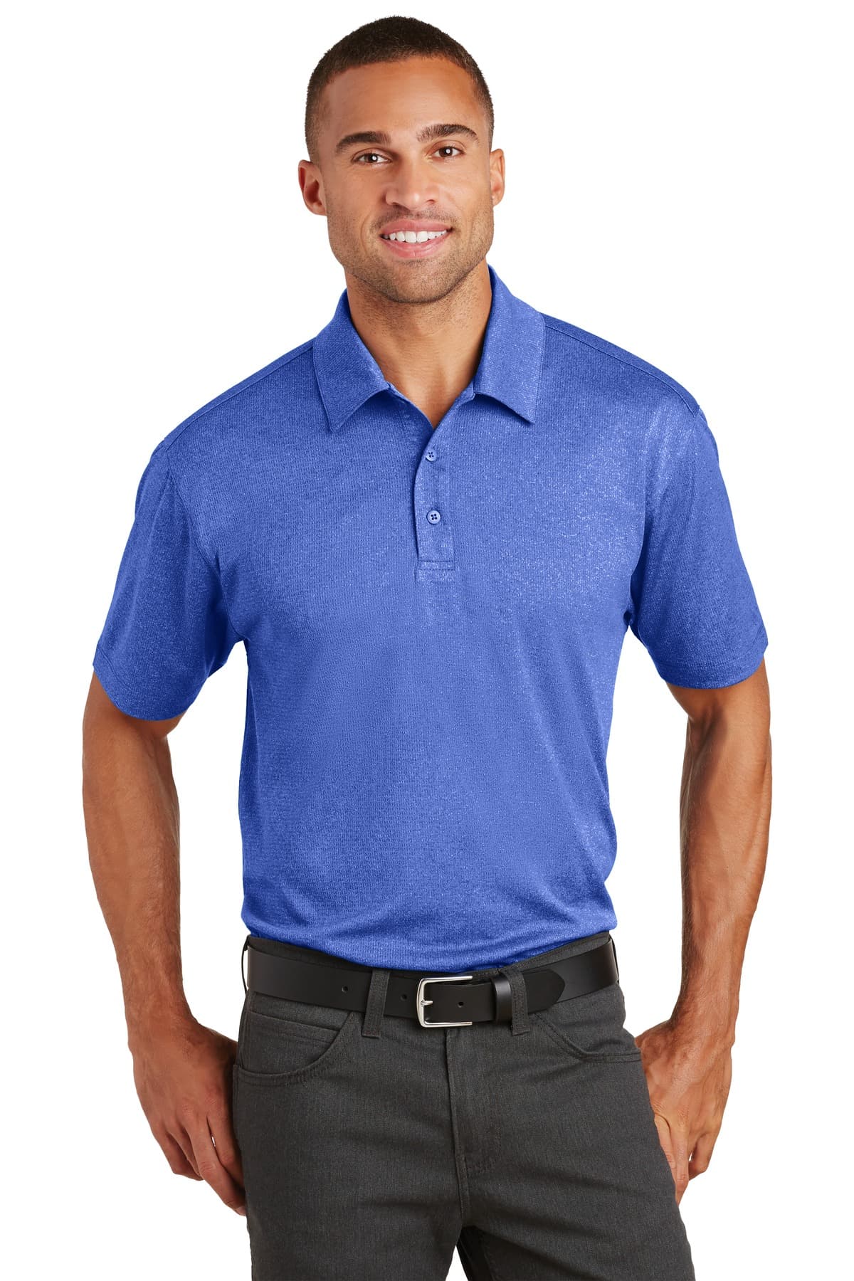 Port Authority ® Trace Heather Polo. K576 thumbnail 4