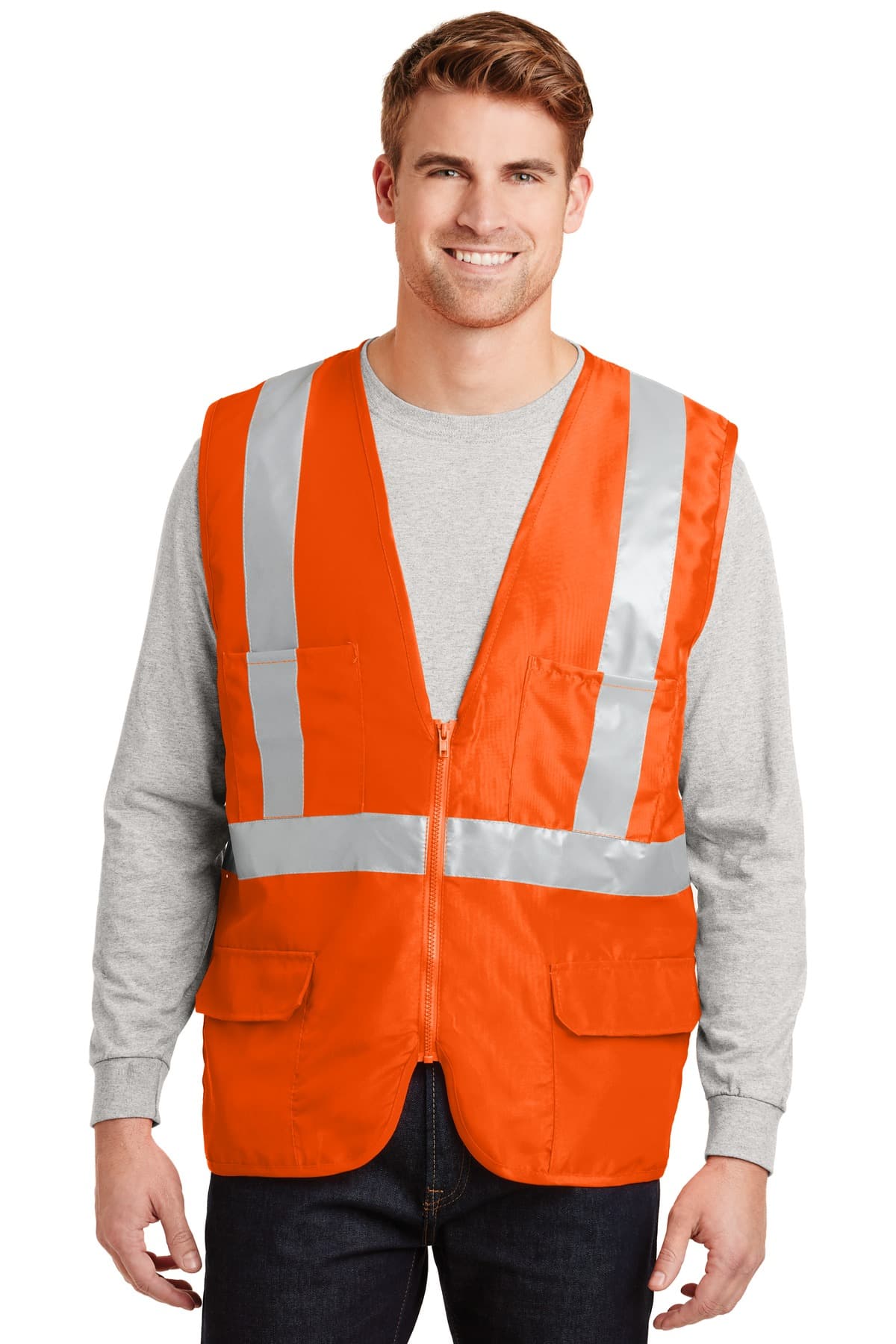 CornerStone ® - ANSI 107 Class 2 Mesh Back Safety Vest. CSV405 thumbnail 2