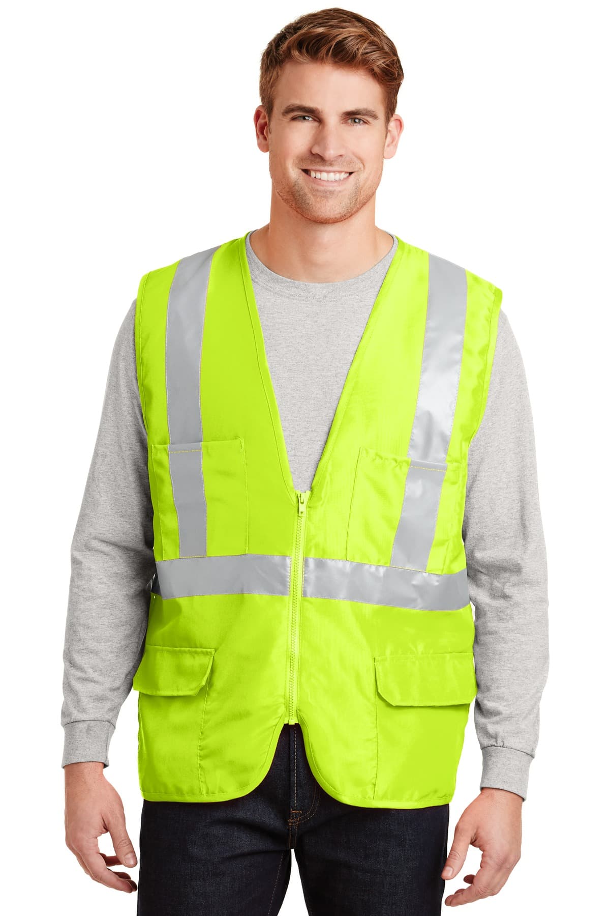 CornerStone ® - ANSI 107 Class 2 Mesh Back Safety Vest. CSV405 thumbnail 3