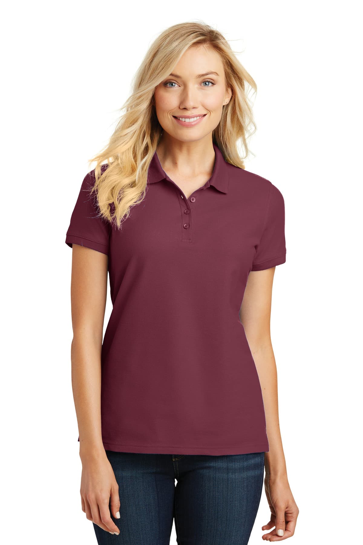Port Authority ® Women's Core Classic Pique Polo. L100 thumbnail 3