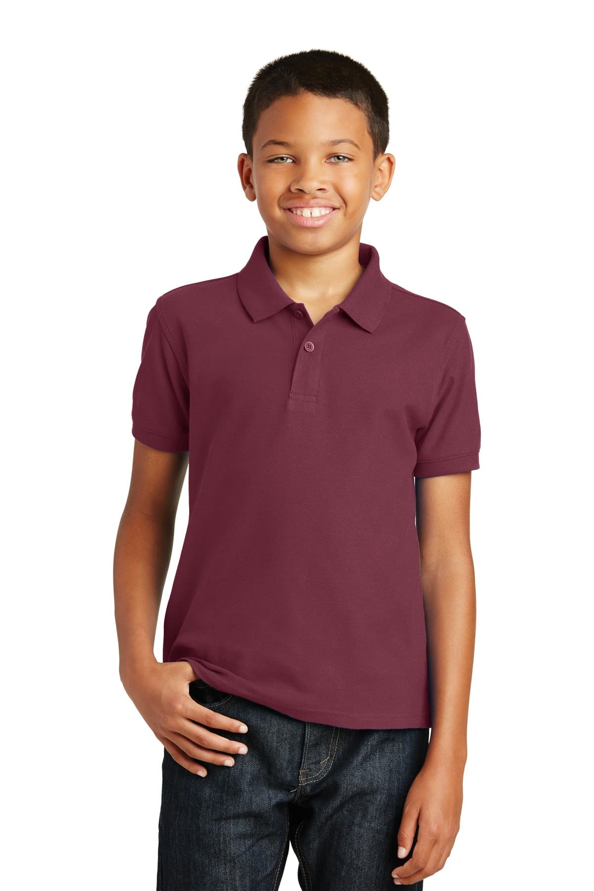 Port Authority ® Youth Core Classic Pique Polo. Y100 thumbnail 2