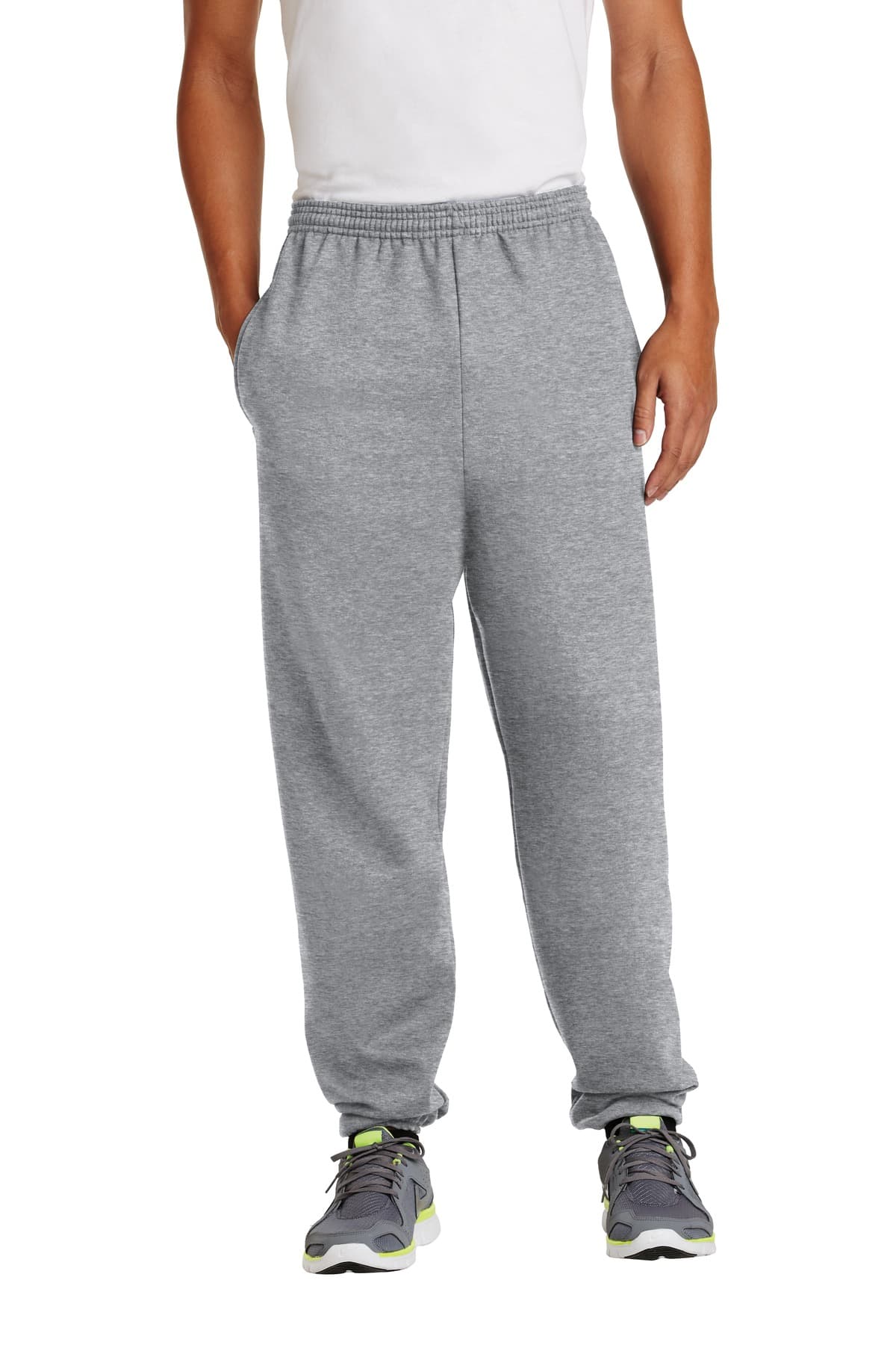 Port & Co  Essential Fleece Sweatpant with Pockets. PC90P thumbnail 2