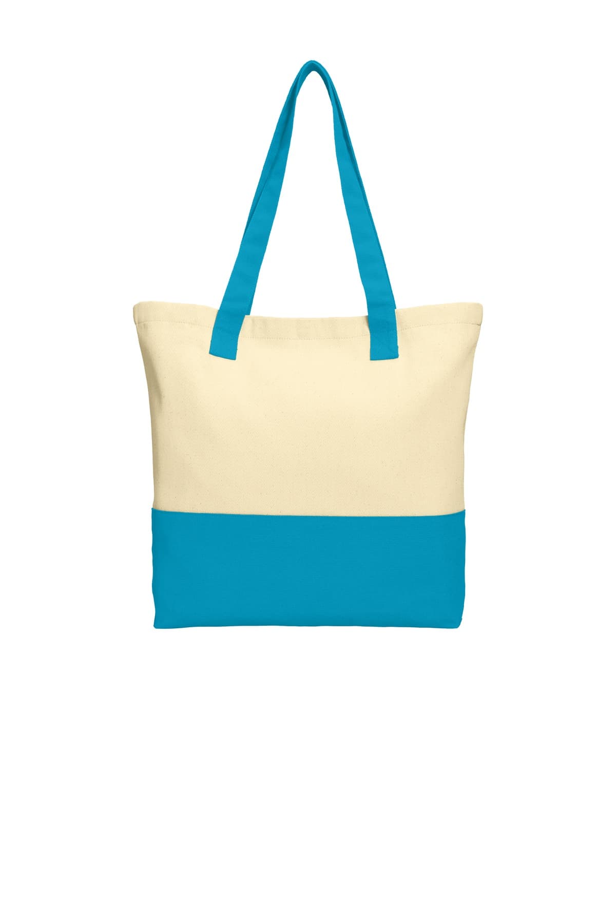 Port Authority ® Colorblock Cotton Tote. BG414 thumbnail 4