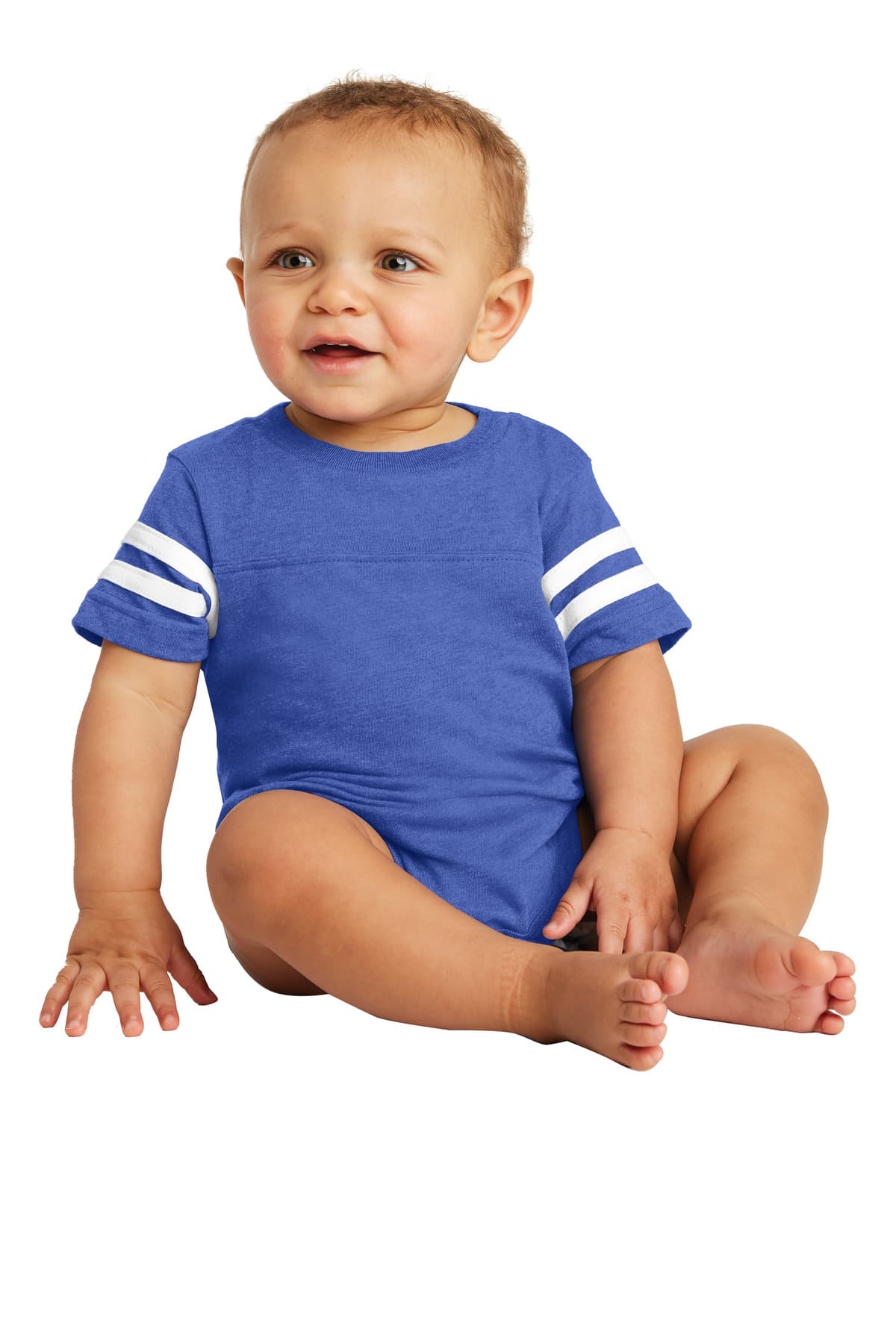 Rabbit Skins  Infant Football Fine Jersey Bodysuit. RS4437 thumbnail 5