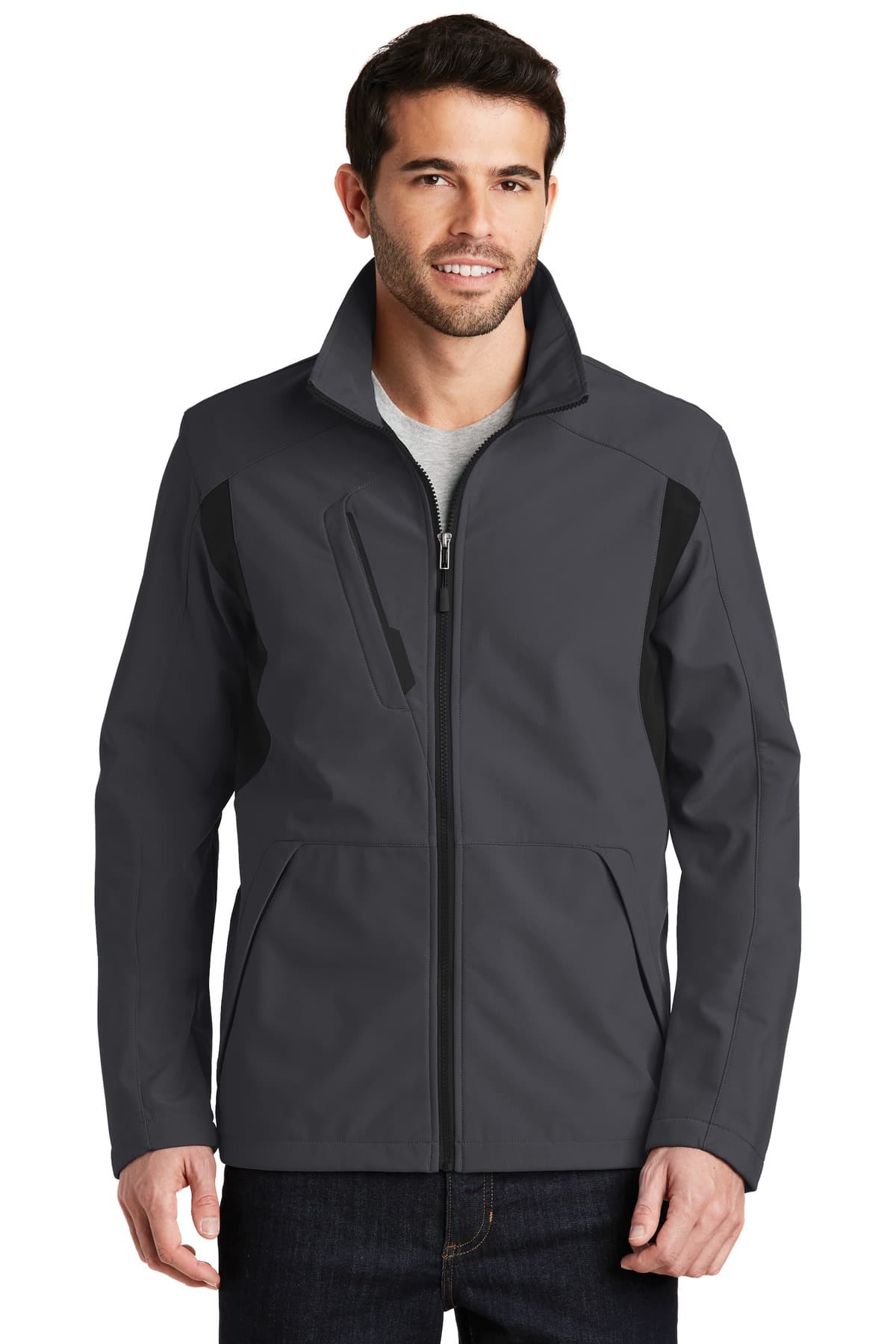 Port Authority ® Back-Block Soft Shell Jacket. J336 thumbnail 2