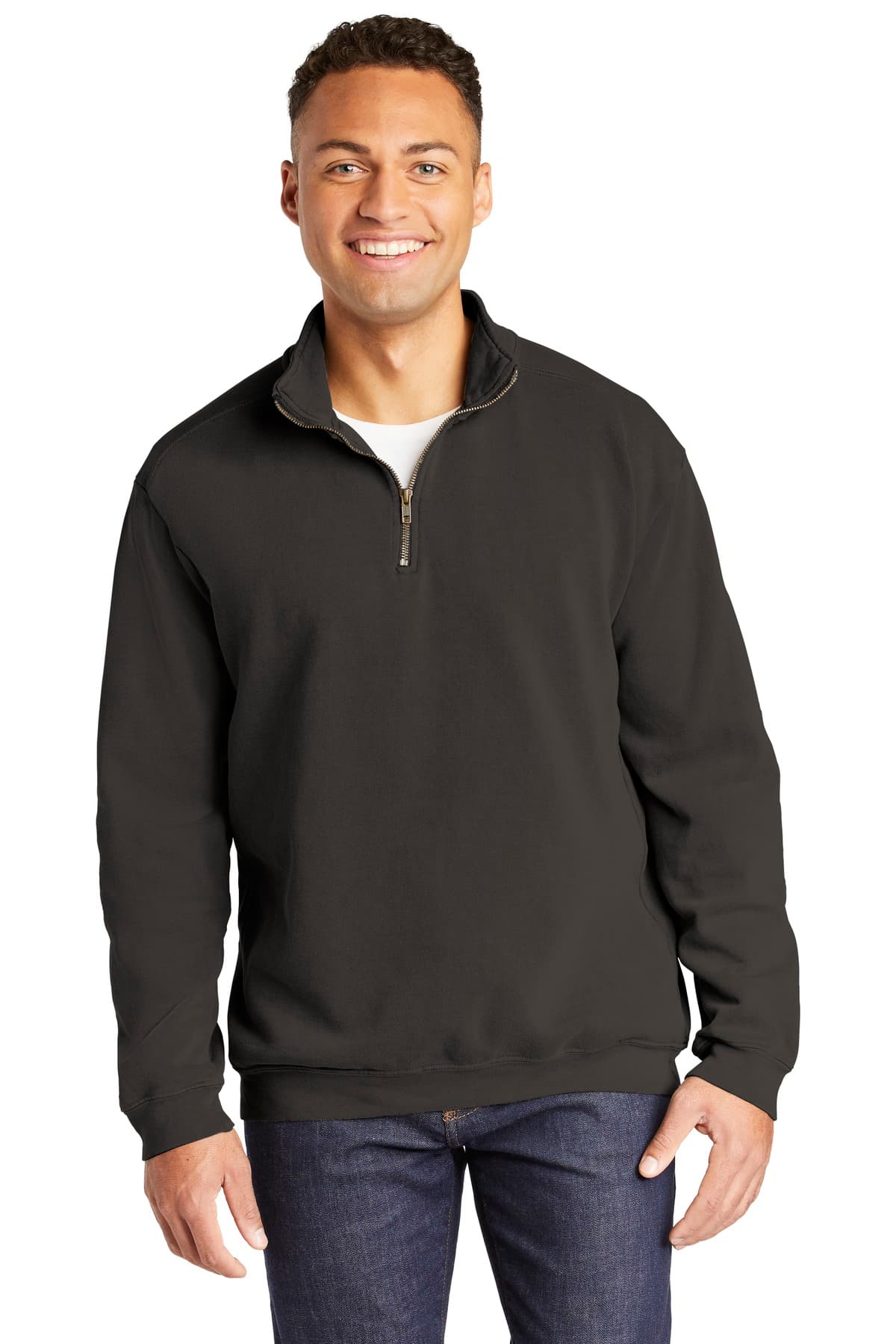 COMFORT COLORS ® Ring Spun 1/4-Zip Sweatshirt. 1580 thumbnail 2