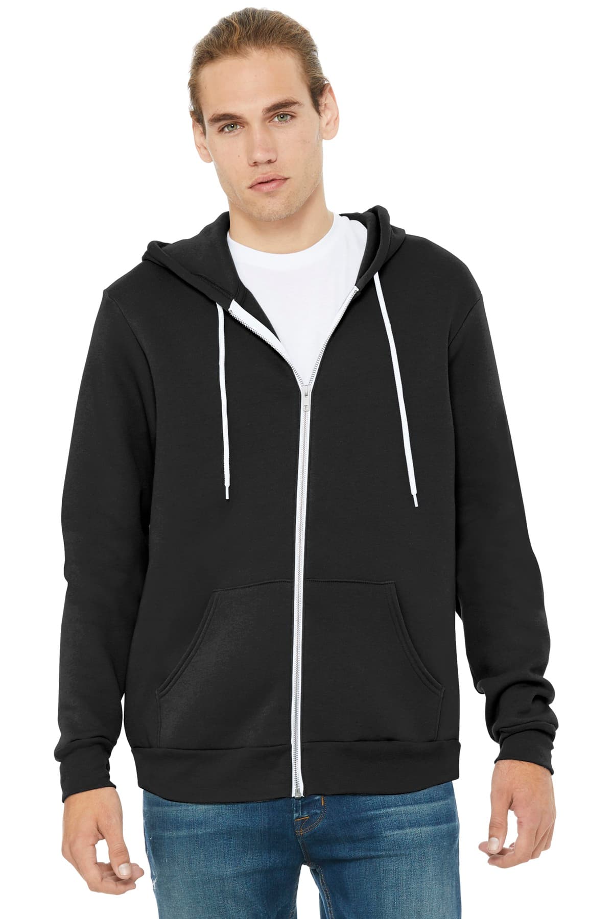 BELLA+CANVAS ® Unisex Sponge Fleece Full-Zip Hoodie. BC3739 thumbnail 4