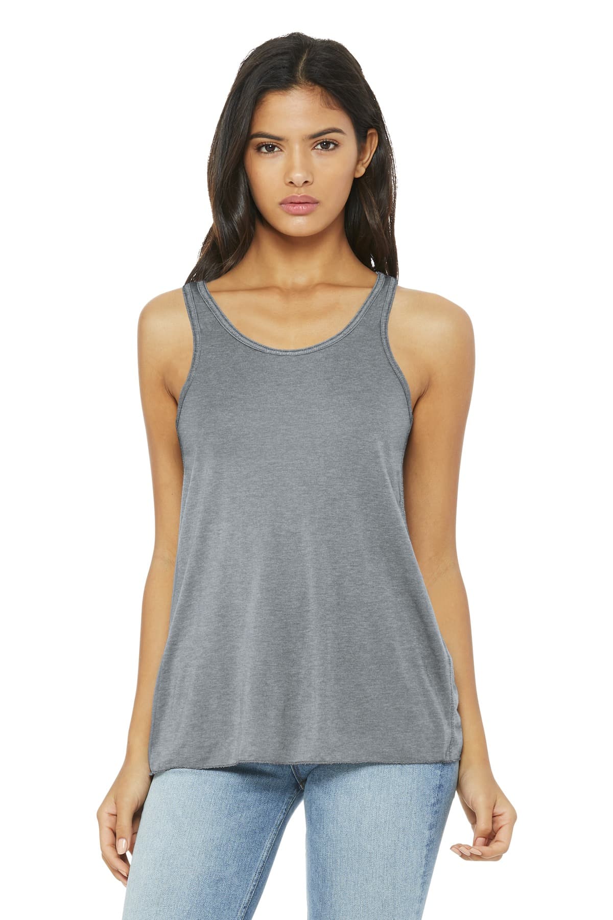 BELLA+CANVAS ® Women's Flowy Racerback Tank. BC8800 thumbnail 2