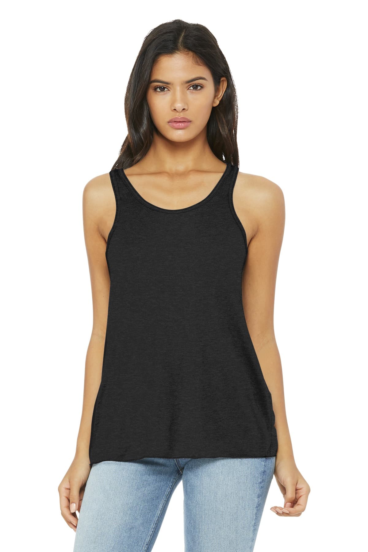 BELLA+CANVAS ® Women's Flowy Racerback Tank. BC8800 thumbnail 4