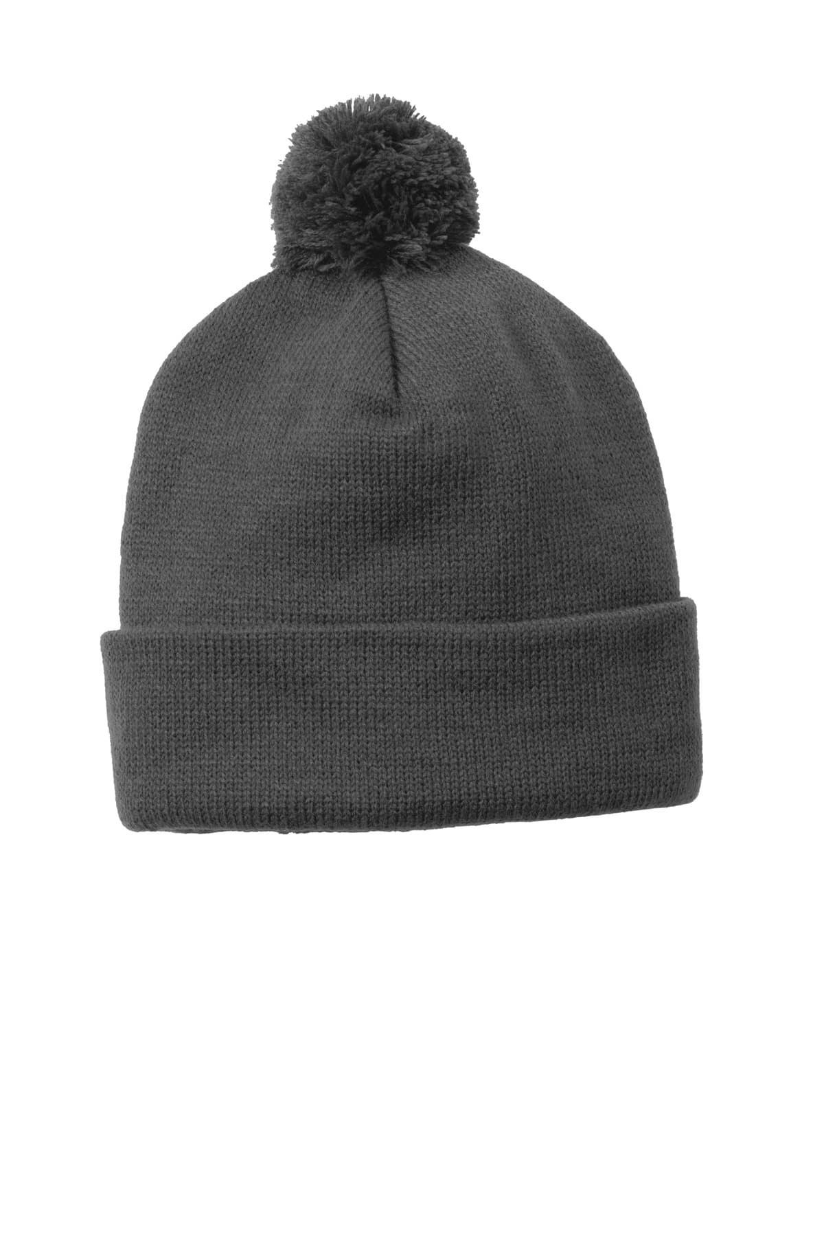 Sport-Tek ® Solid Pom Pom Beanie. STC37 thumbnail 3