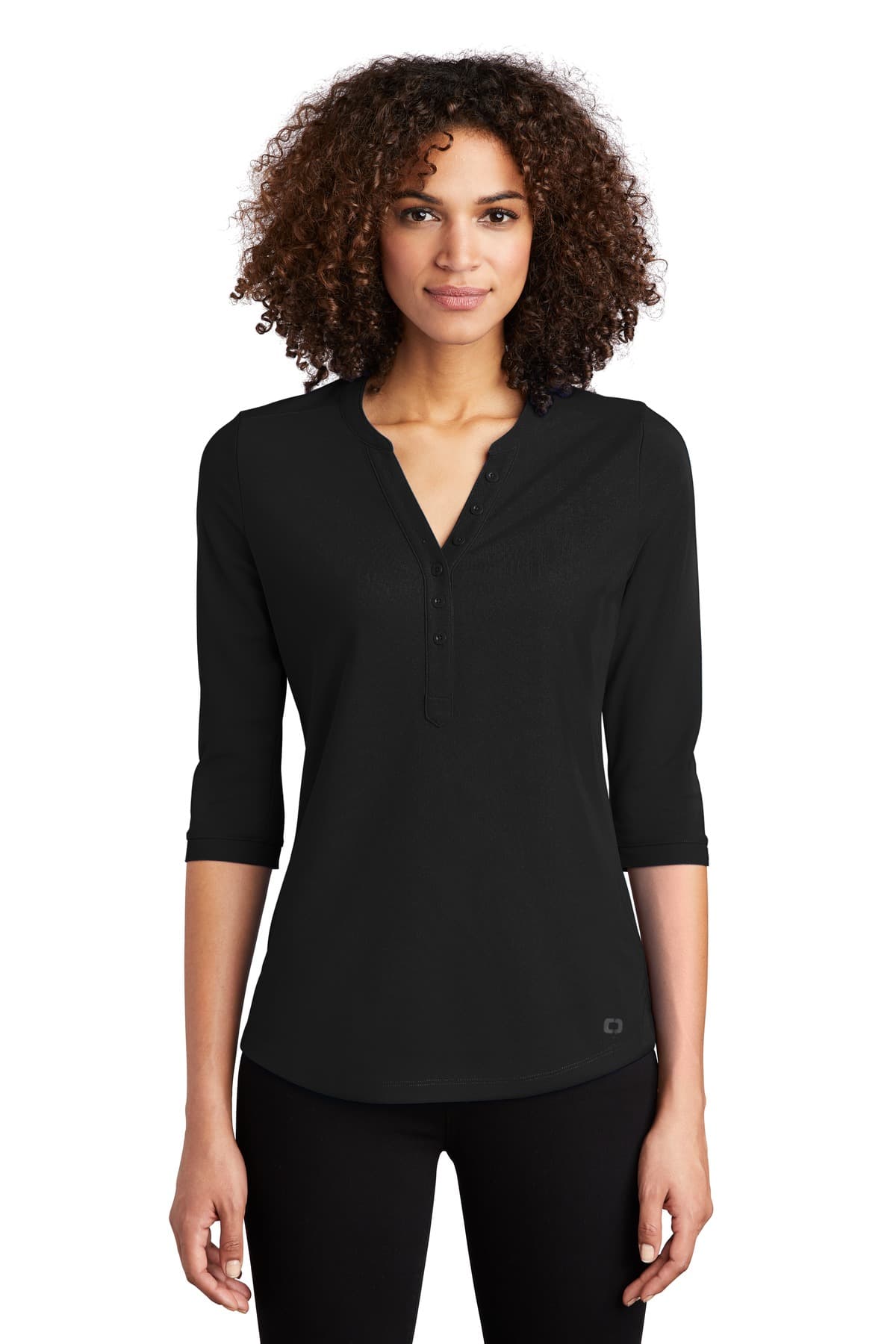 OGIO ® Women's Jewel Henley LOG104 thumbnail 2