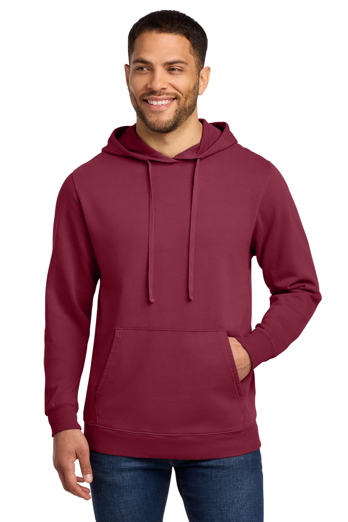 Port & Co ™ Beach Wash ® Garment-Dyed Pullover Hooded Sweatshirt. PC098H thumbnail 4
