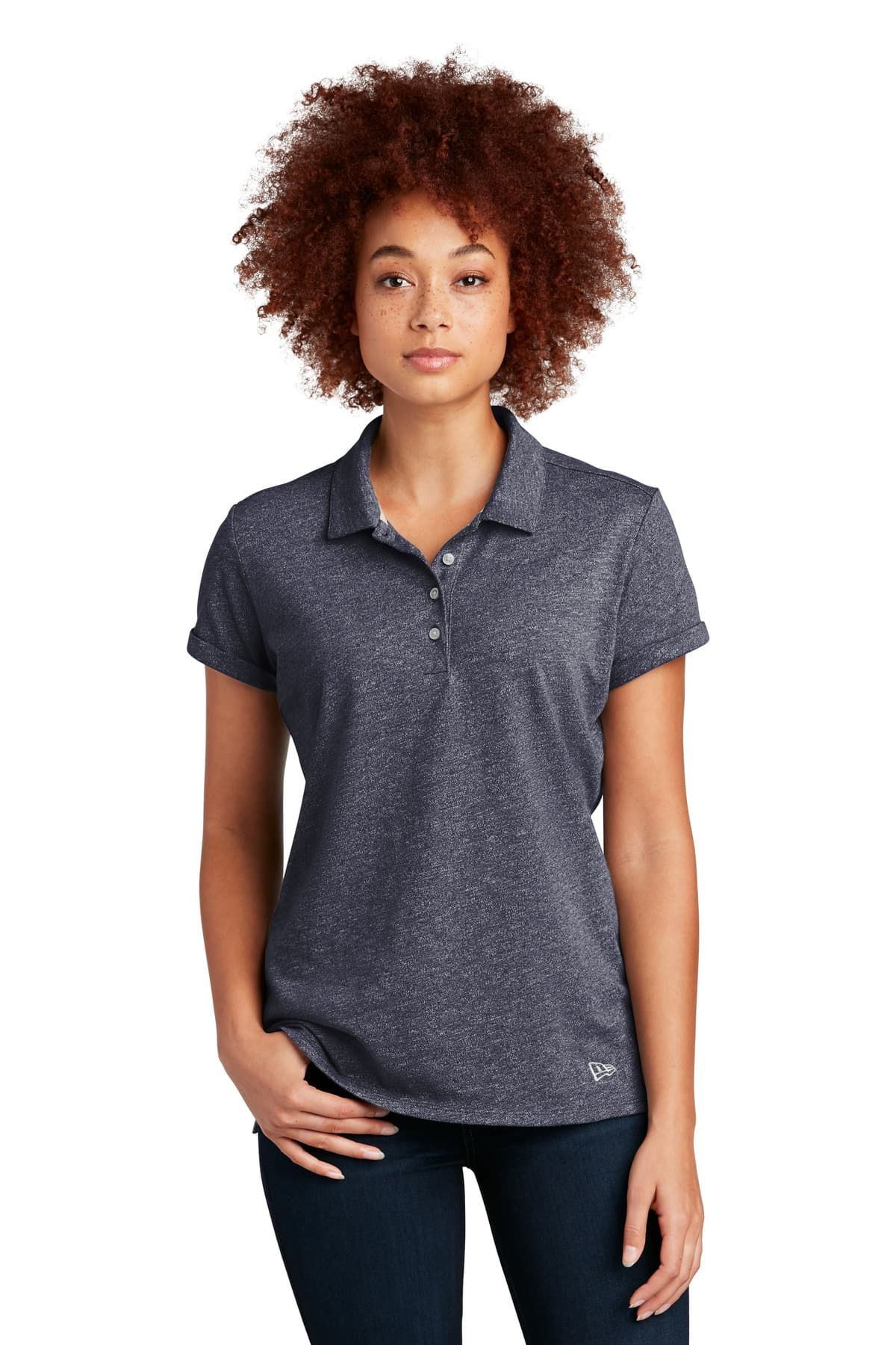 New Era ® Women's Slub Twist Polo LNEA301 thumbnail 5
