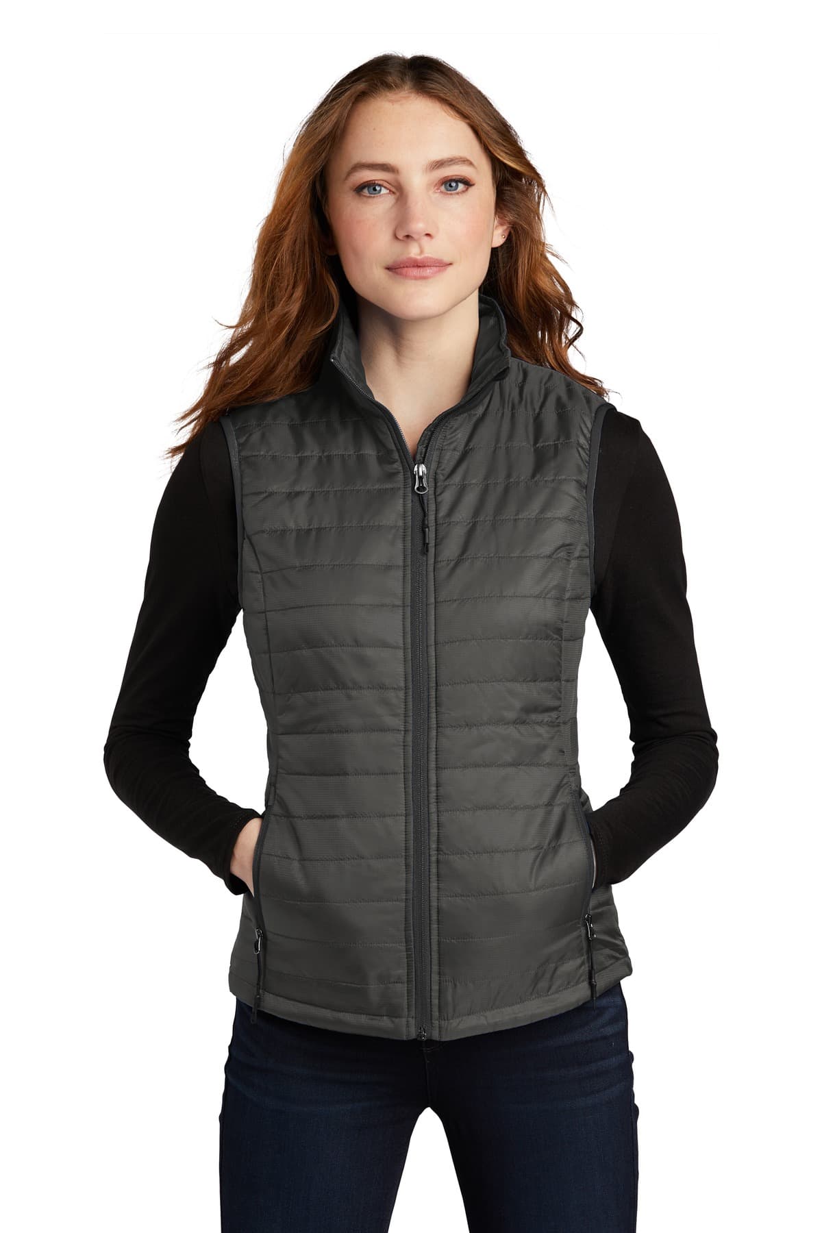 Port Authority ® Women's Packable Puffy Vest L851 thumbnail 4