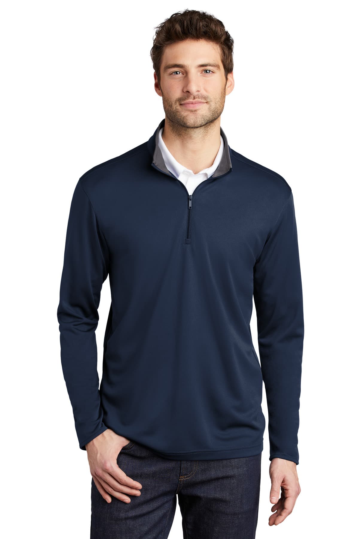 Port Authority ® Silk Touch  Performance 1/4-Zip K584 thumbnail 3