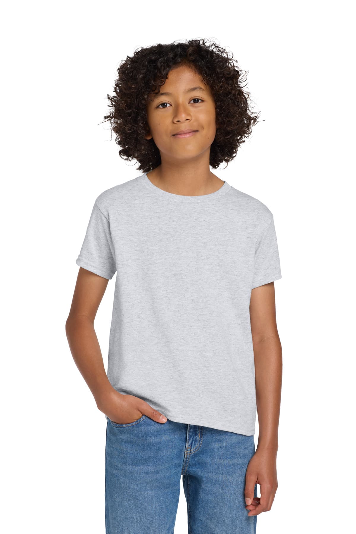 Gildan ® Youth DryBlend ® 50 Cotton/50 Poly T-Shirt. 8000B thumbnail 3