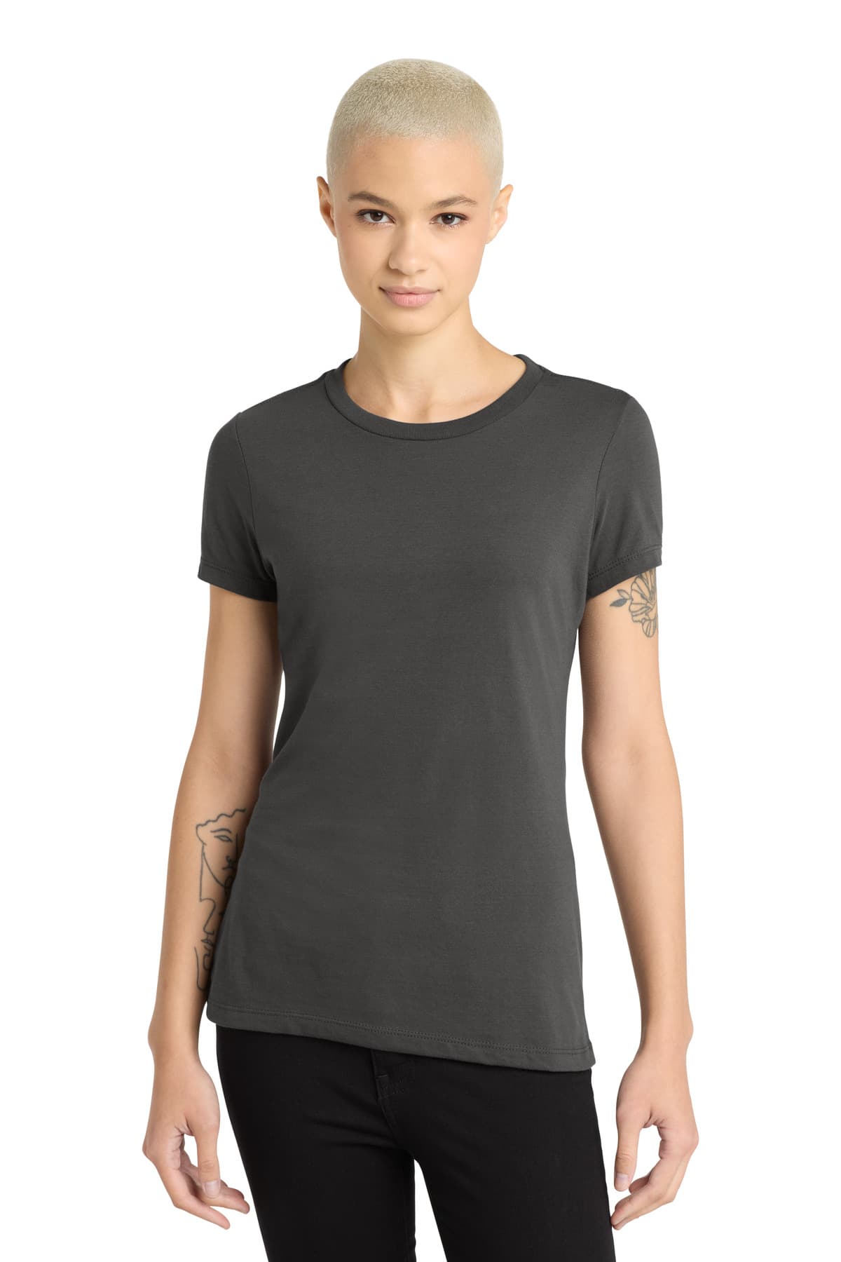 District ® Women's Perfect Blend ® CVC Tee. DM108L thumbnail 4