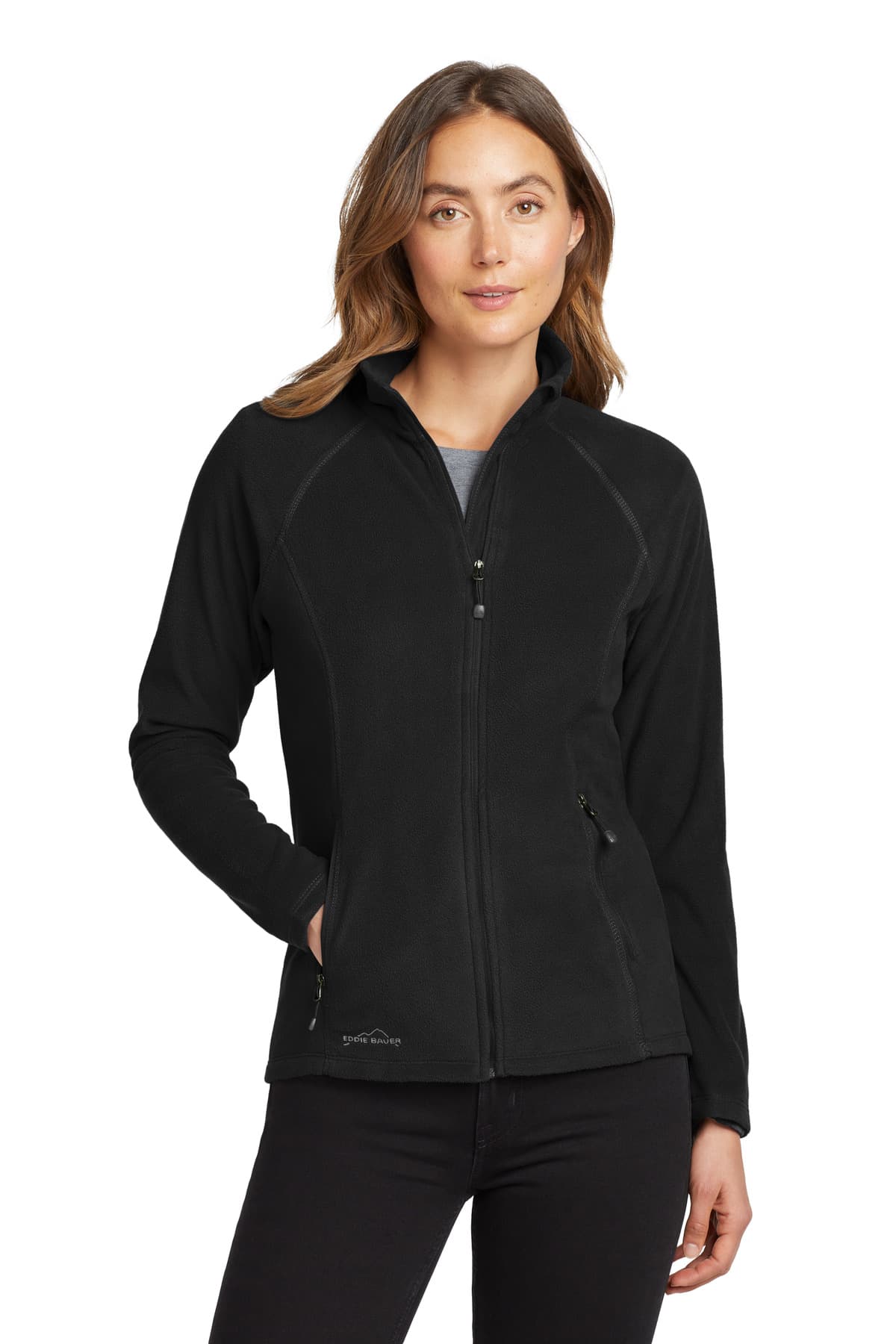 Eddie Bauer ® Women's Full-Zip Microfleece Jacket. EB225 thumbnail 2
