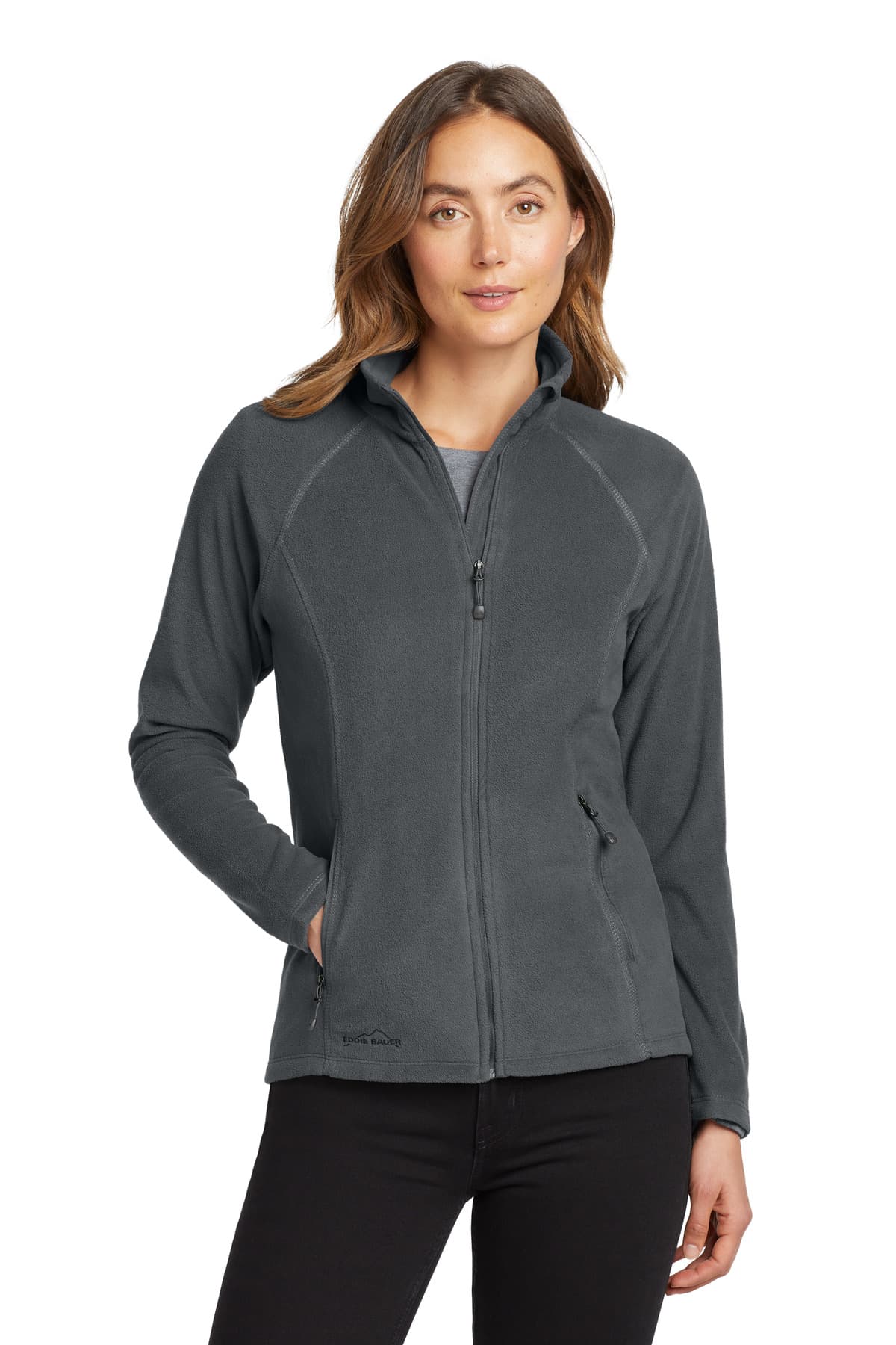 Eddie Bauer ® Women's Full-Zip Microfleece Jacket. EB225 thumbnail 3