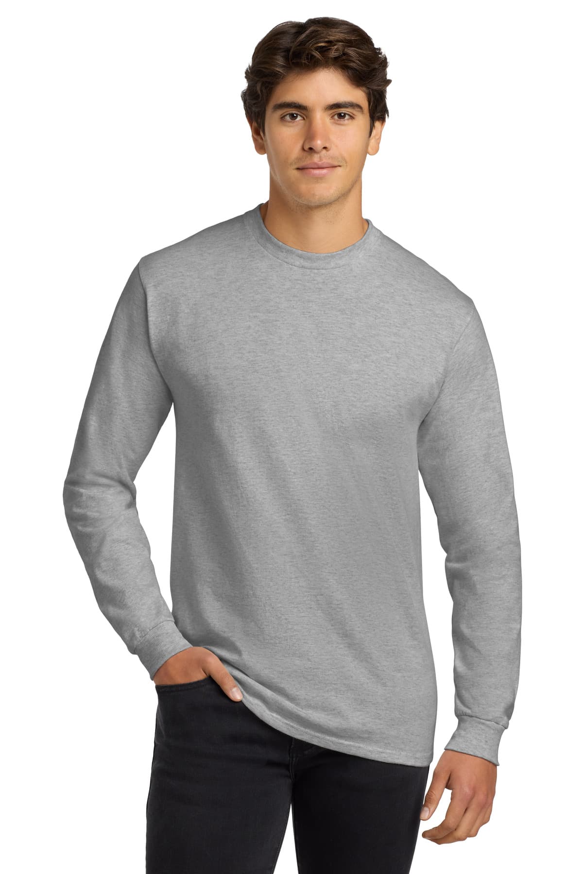 Gildan ® - Ultra Cotton ® 100% US Cotton Long Sleeve T-Shirt. G2400 thumbnail 4