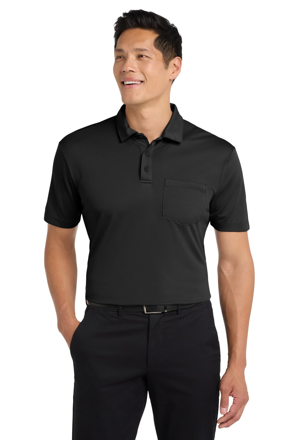 Port Authority ® Silk Touch Performance Pocket Polo. K540P thumbnail 2