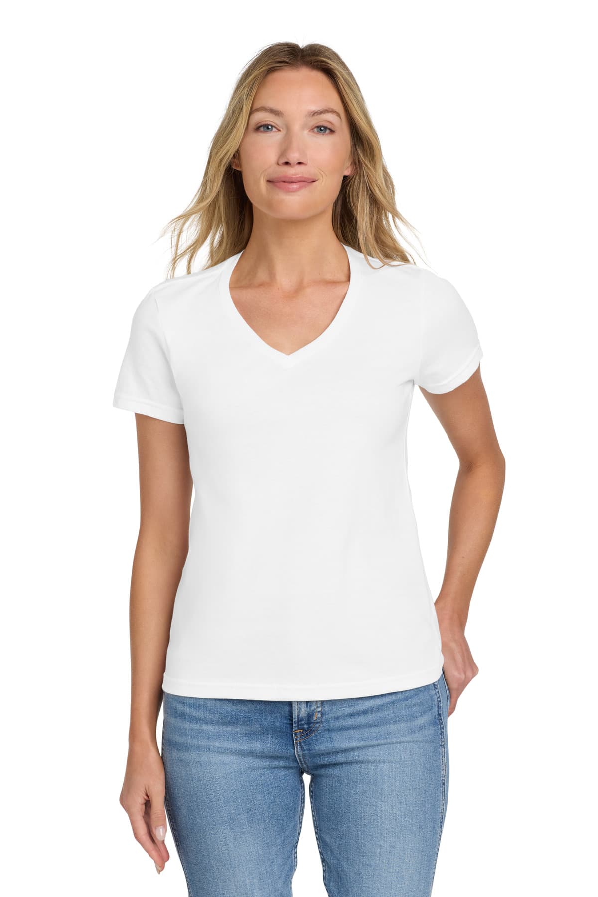 Gildan Softstyle ® Women's Fit V-Neck T-Shirt. 64V00L thumbnail 2