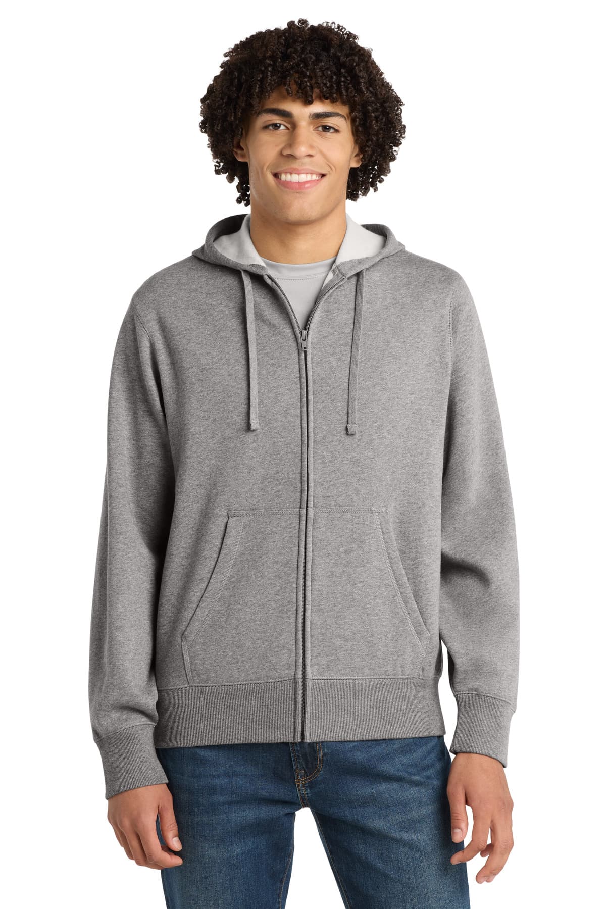 Sport-Tek ® Full-Zip Hooded Sweatshirt. ST258 thumbnail 5