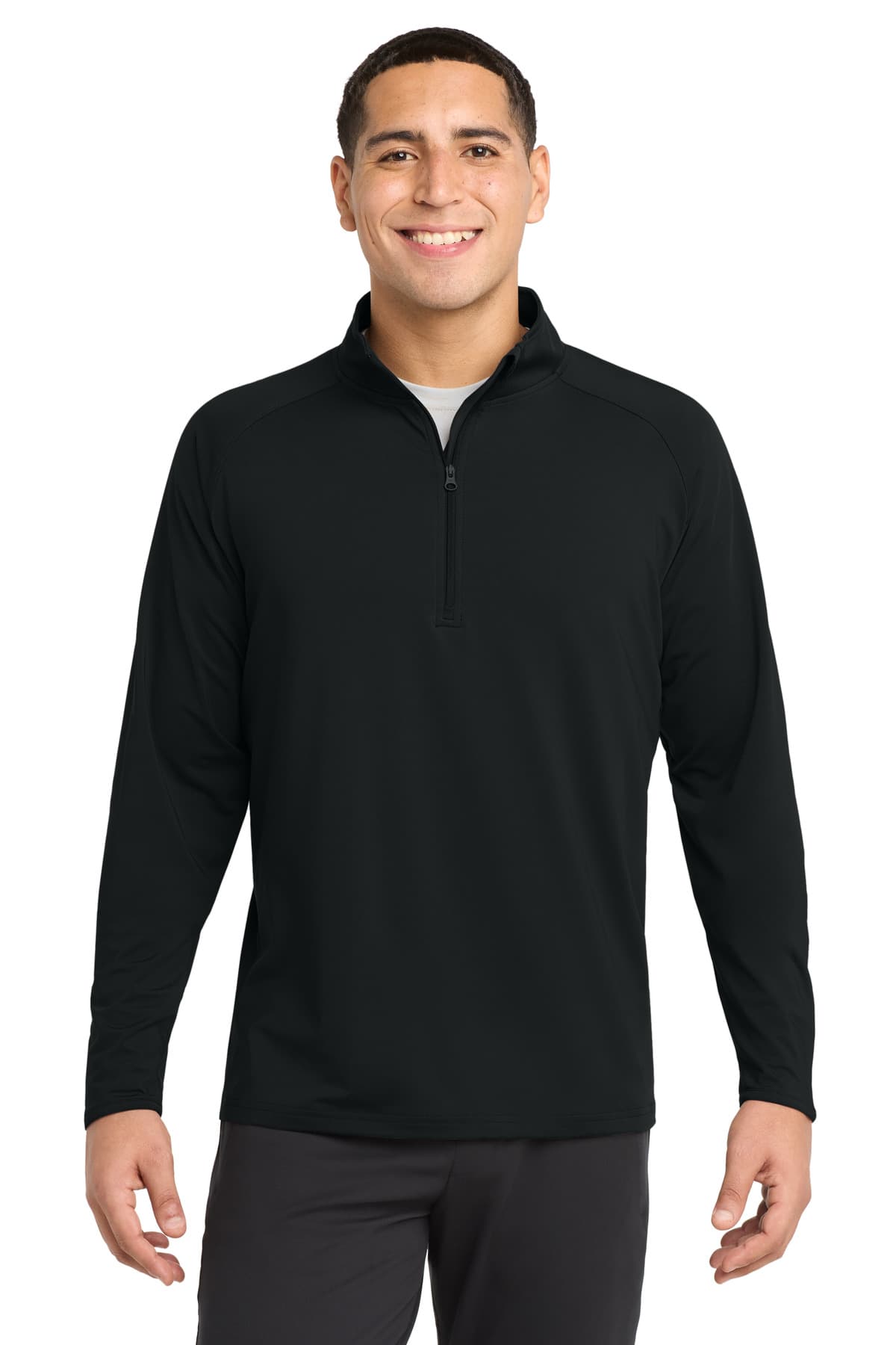 Sport-Tek ® Sport-Wick ® Stretch 1/4-Zip Pullover. ST850 thumbnail 2