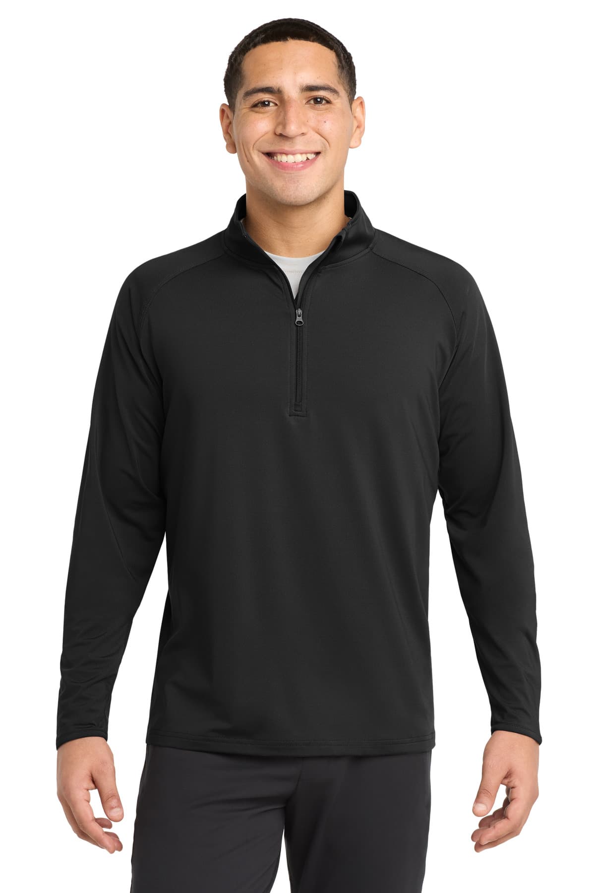 Sport-Tek ® Tall Sport-Wick ® Stretch 1/4-Zip Pullover. TST850 thumbnail 2