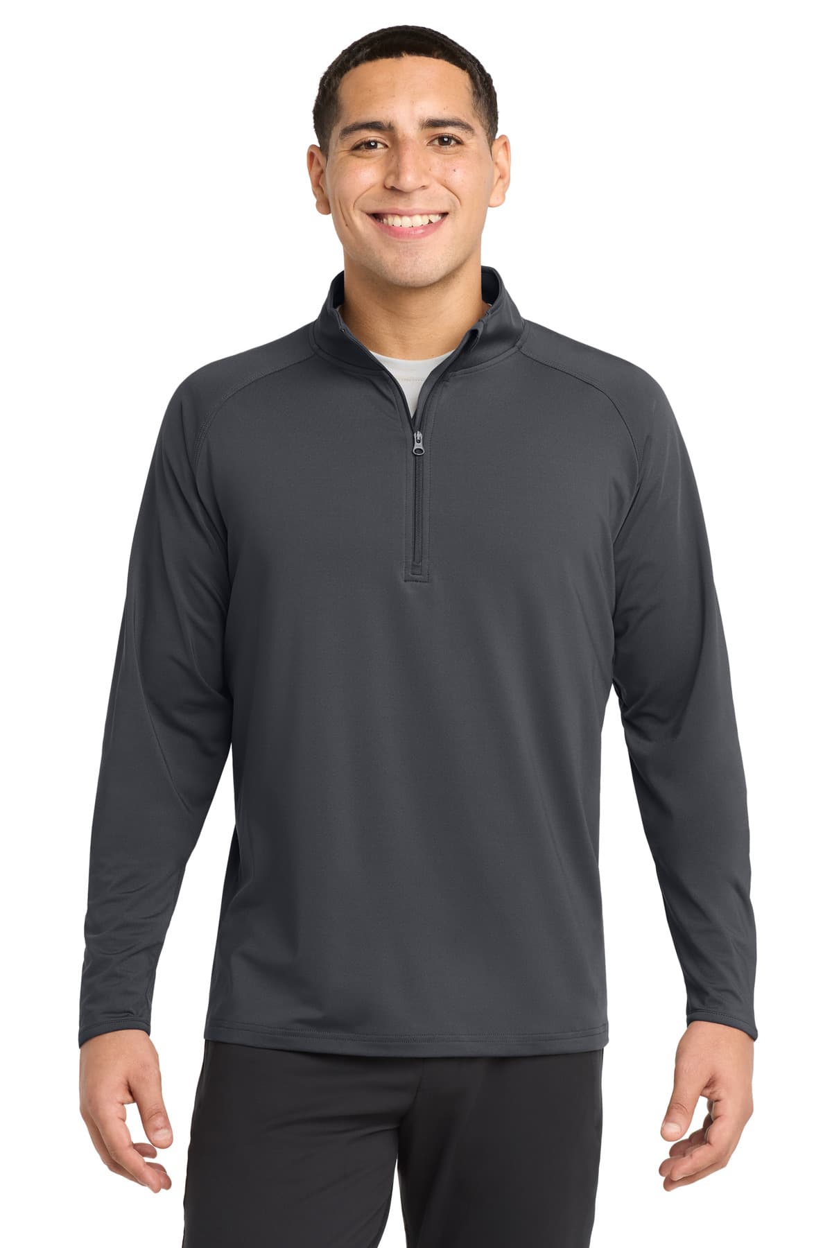 Sport-Tek ® Tall Sport-Wick ® Stretch 1/4-Zip Pullover. TST850 thumbnail 3