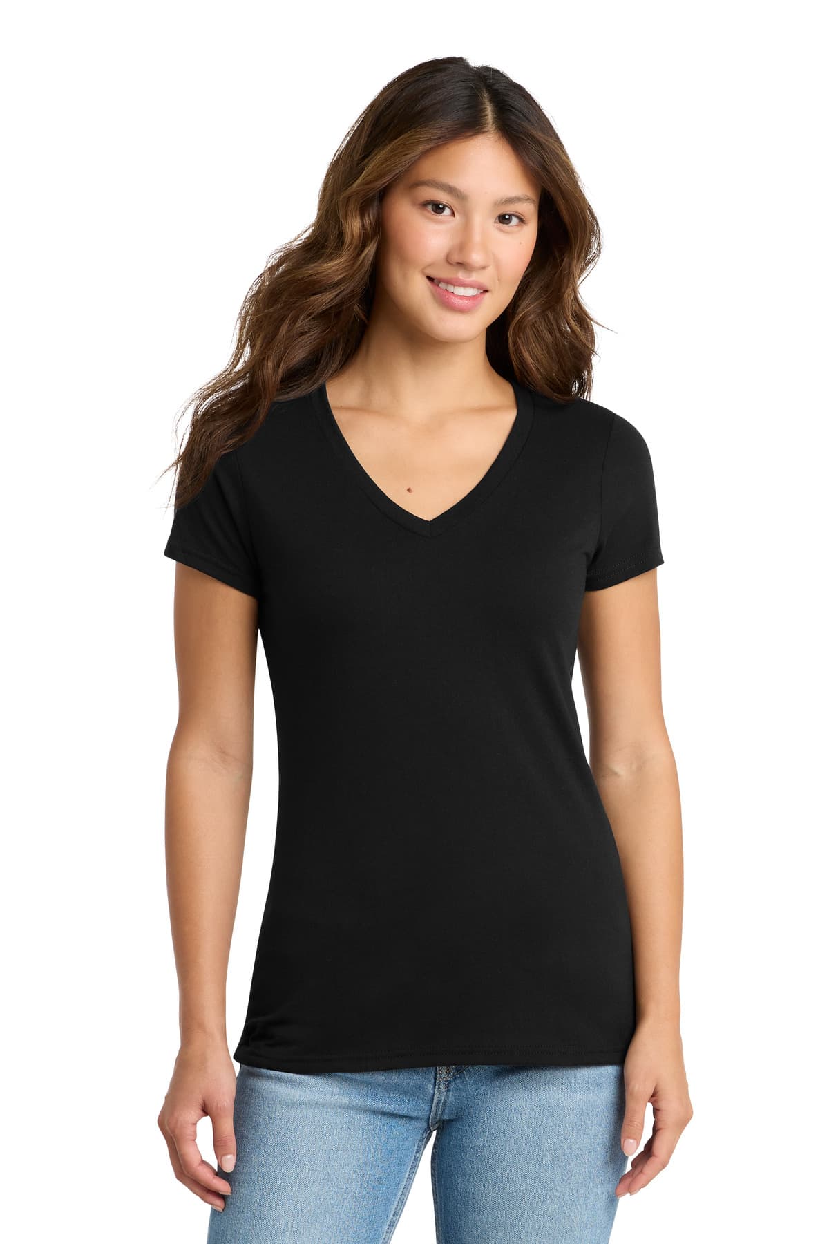 Port & Co  Women's Tri-Blend V-Neck Tee. LPC330V thumbnail 2